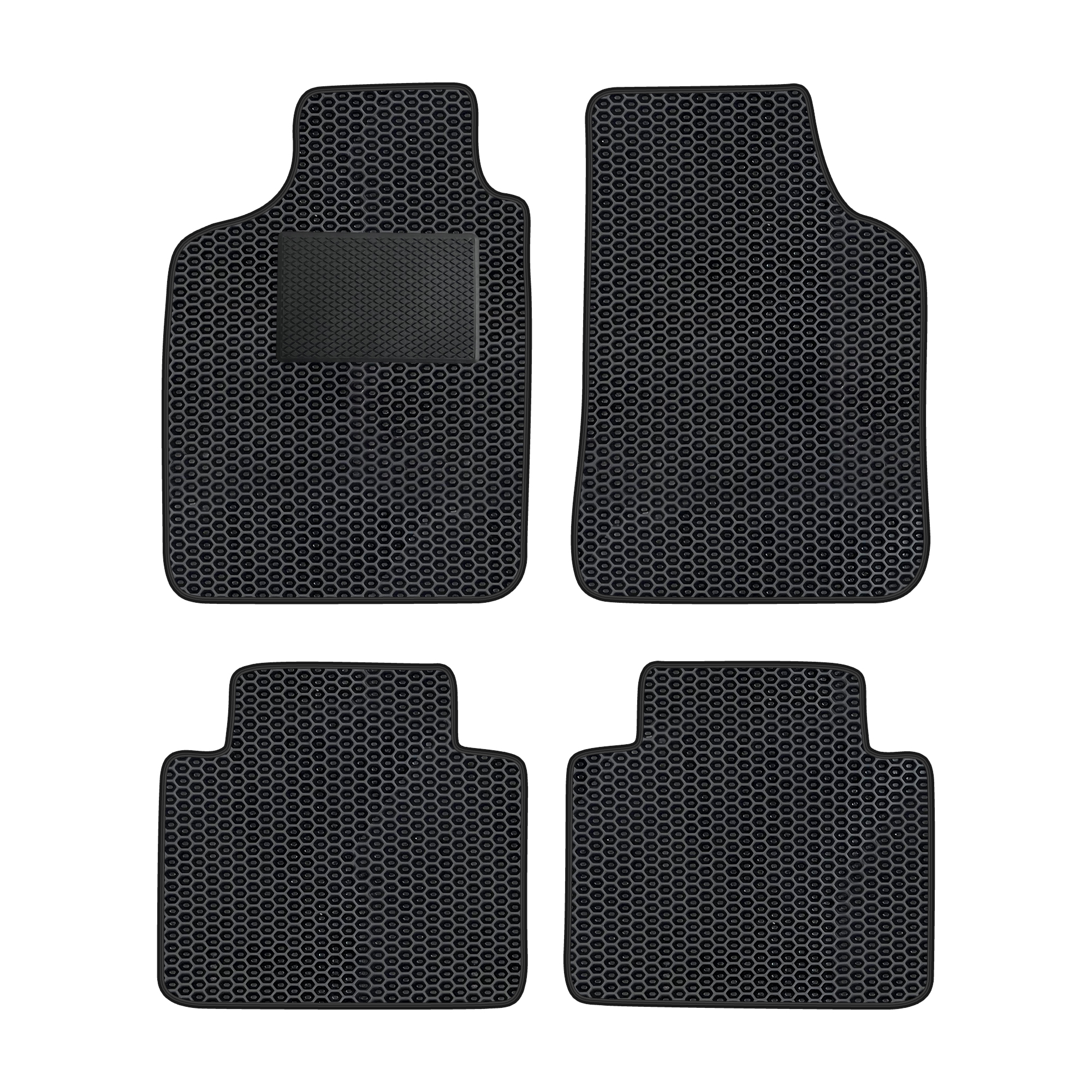 Fi018evapod - Komplettes Set Eva-autofußmatten Passend Für Fiat Uno 1989-2002 (mit Zusätzlicher Verstärkung)