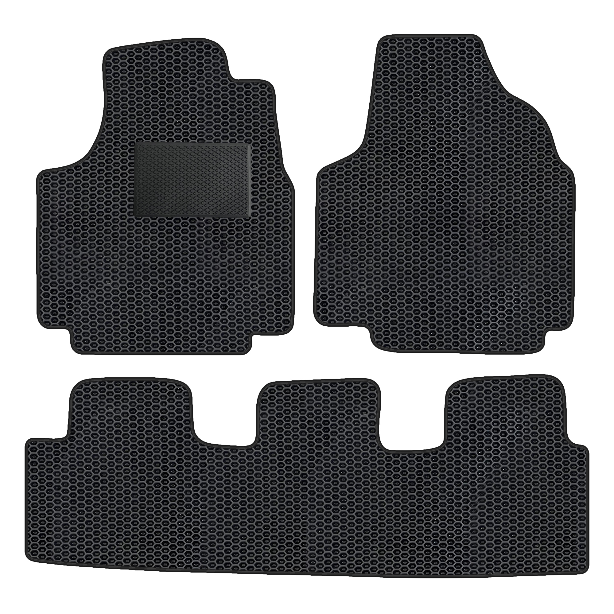 Fi021evapod - Komplettes Set Eva-autofußmatten, Passend Für Citroen Jumpy I Fiat Scudo I Peugeot Expert I 1995-2006 5-sitzer (mit Zusätzlicher Verstärkung)