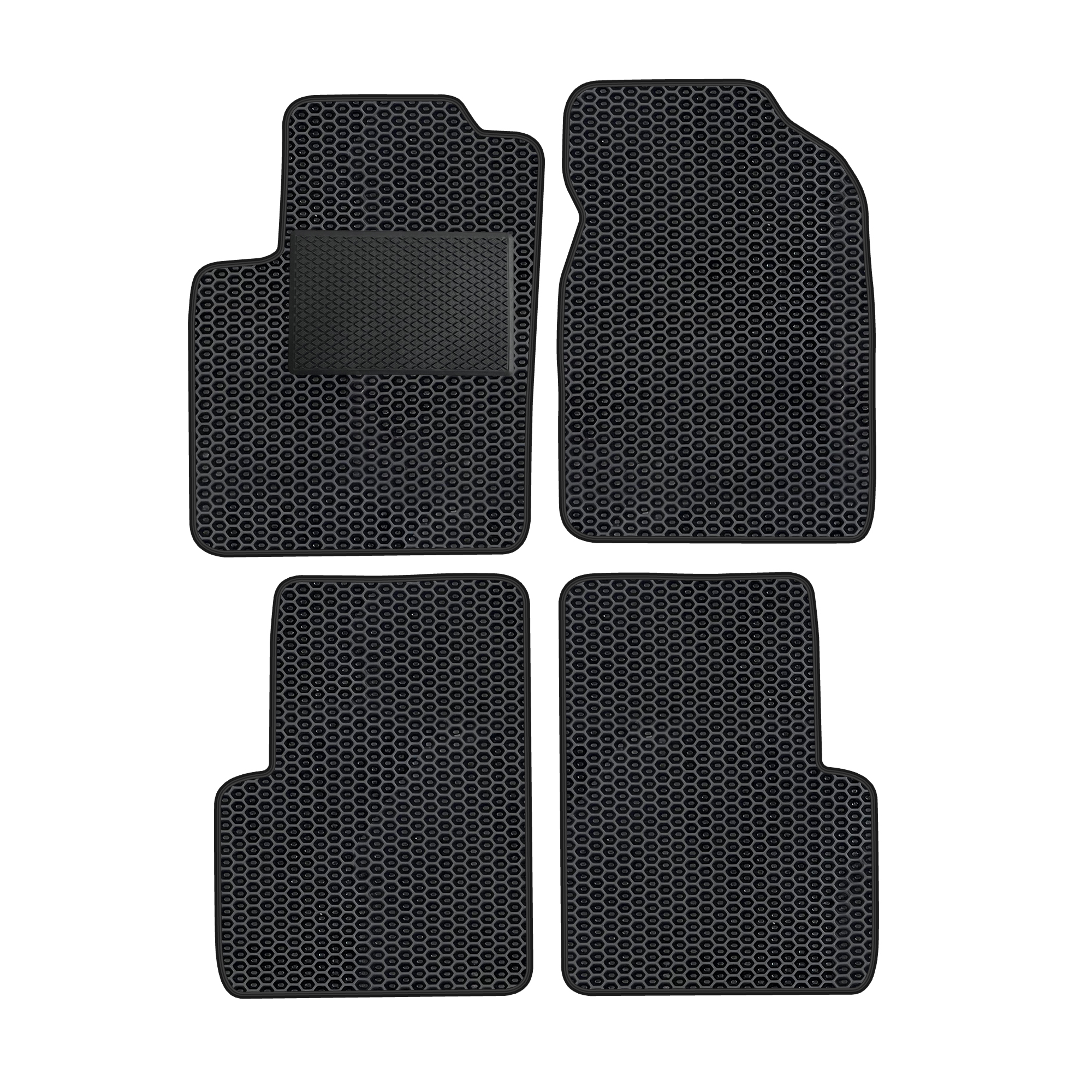 Fo006evapod - Komplettes Set Eva-autofußmatten Passend Für Ford Ka Ii 2008-2016 (mit Zusätzlicher Verstärkung)