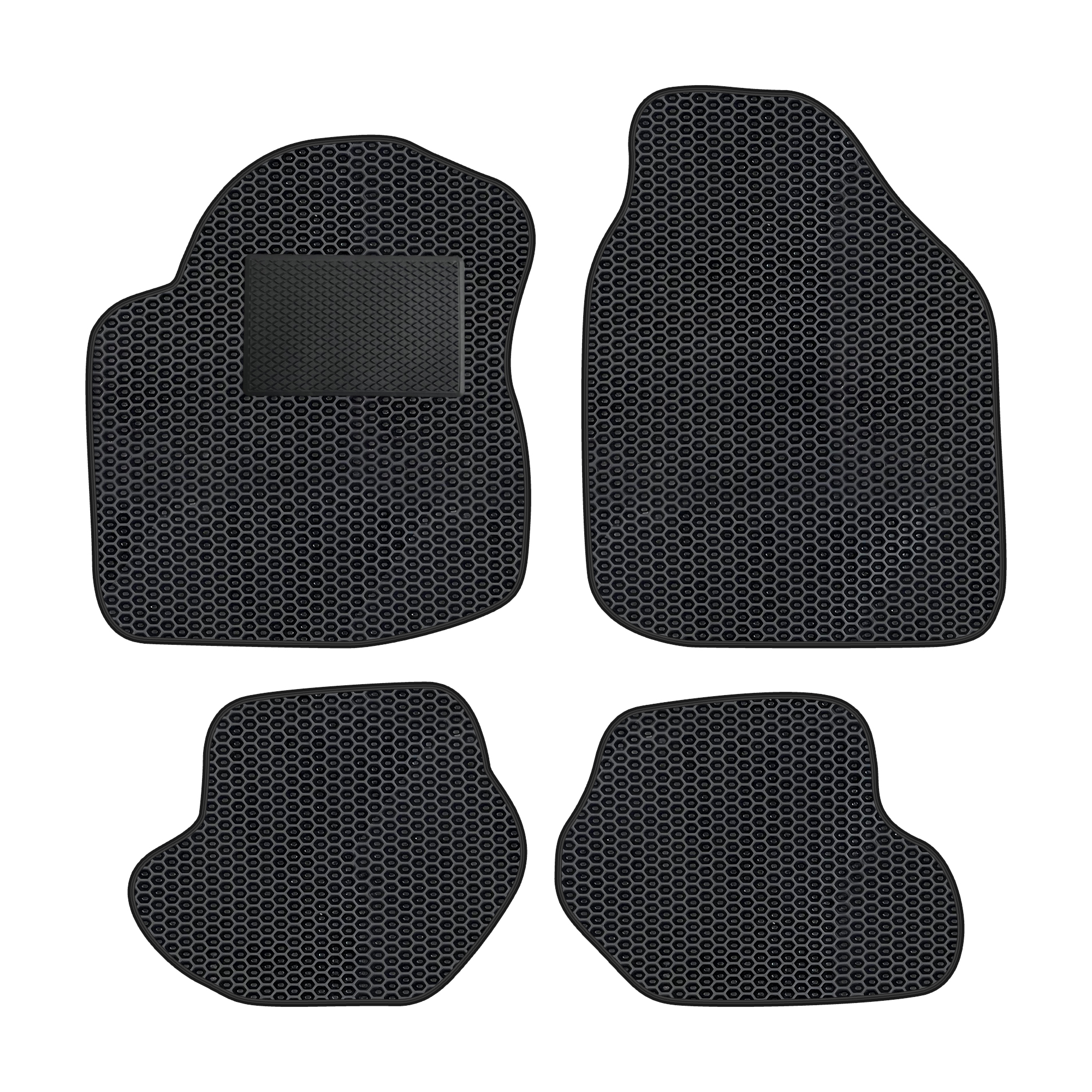 Fo017evapod - Komplettes Set Eva-autofußmatten, Passend Für Ford Fiesta 1998-2000 (mit Zusätzlicher Verstärkung)