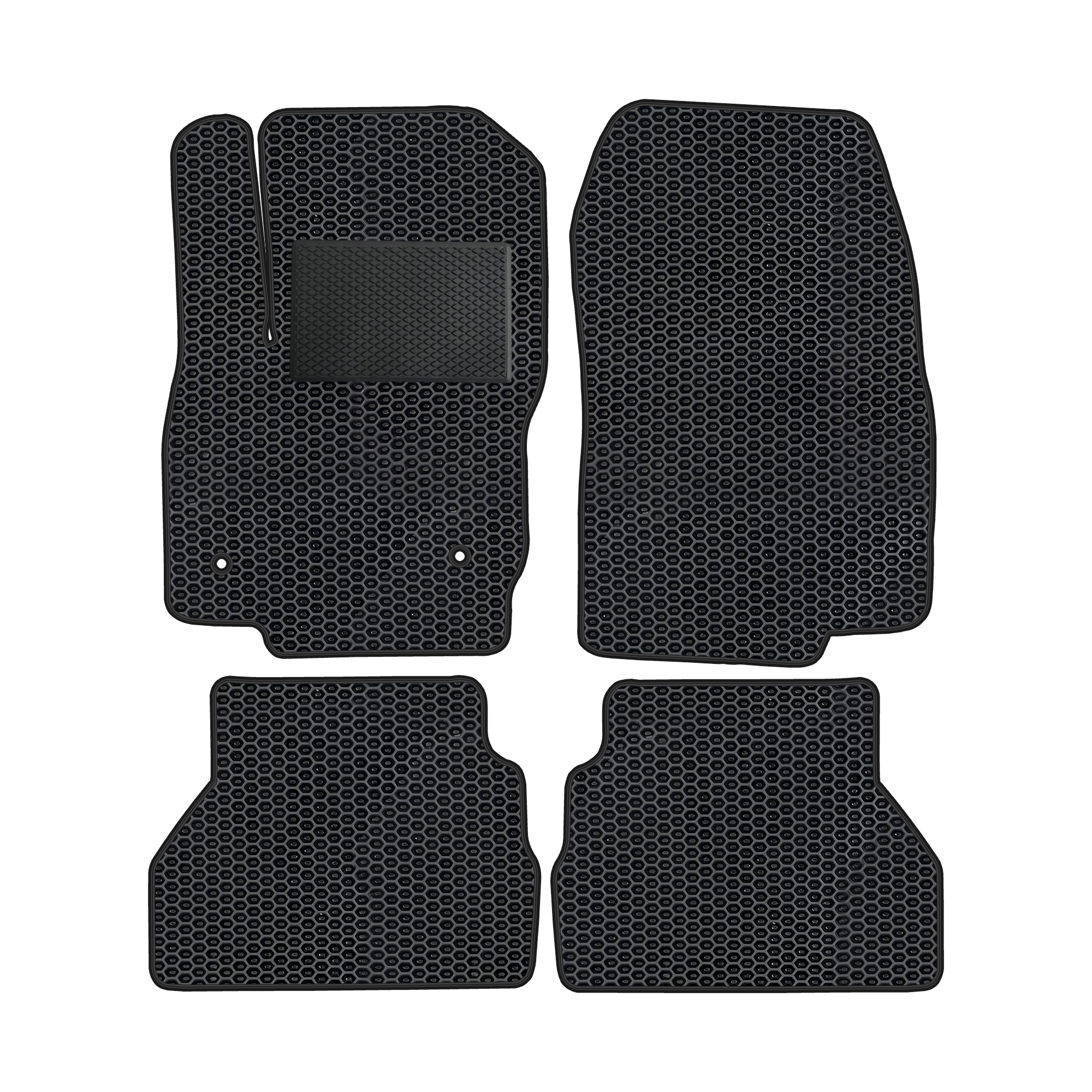 Fo013evapod - Komplettes Set Eva-autofußmatten, Passend Für Ford Mustang 2006-2014 (mit Zusätzlicher Verstärkung)
