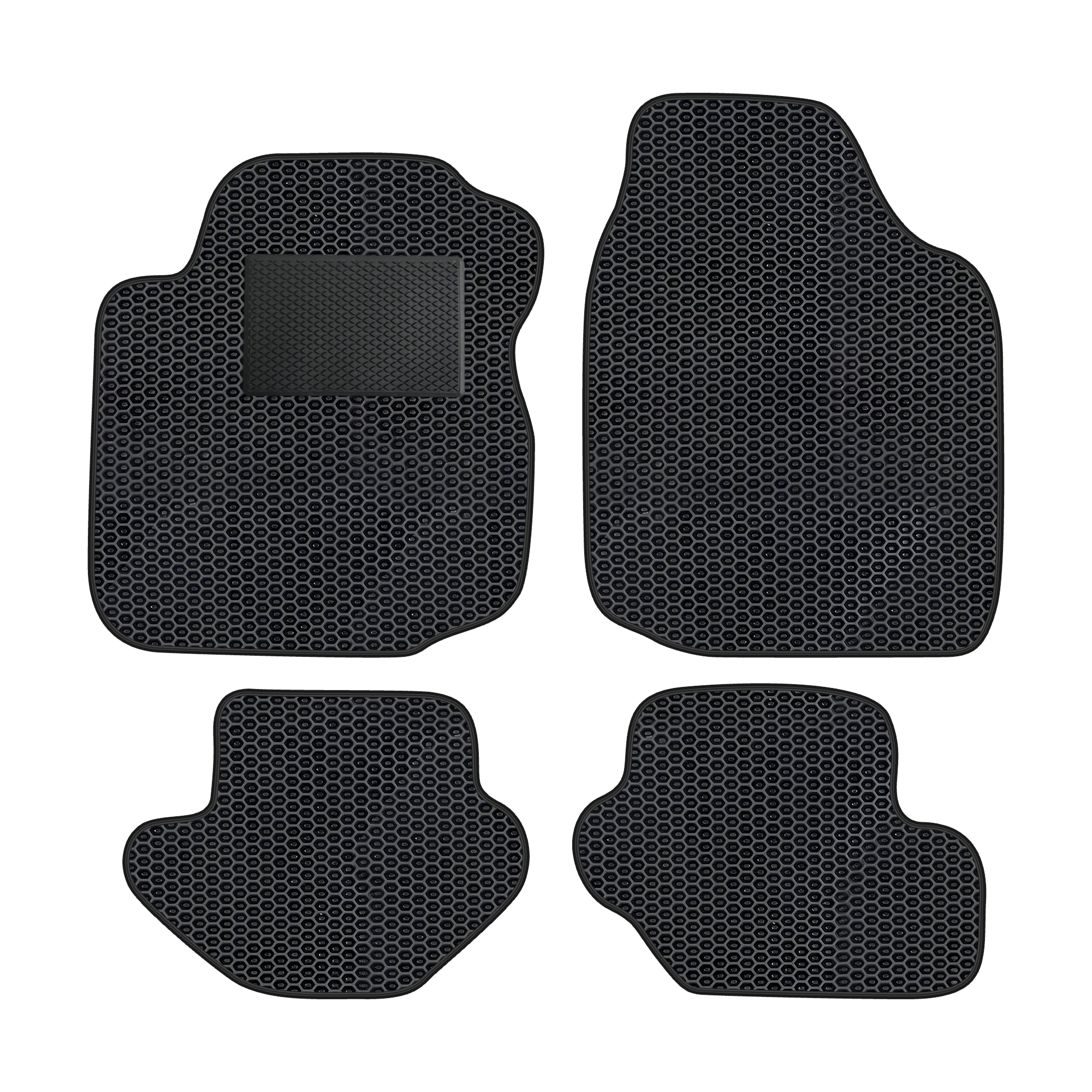 Fo016evapod - Komplettes Set Eva-autofußmatten, Passend Für Ford Fiesta 1996-1998 (mit Zusätzlicher Verstärkung)