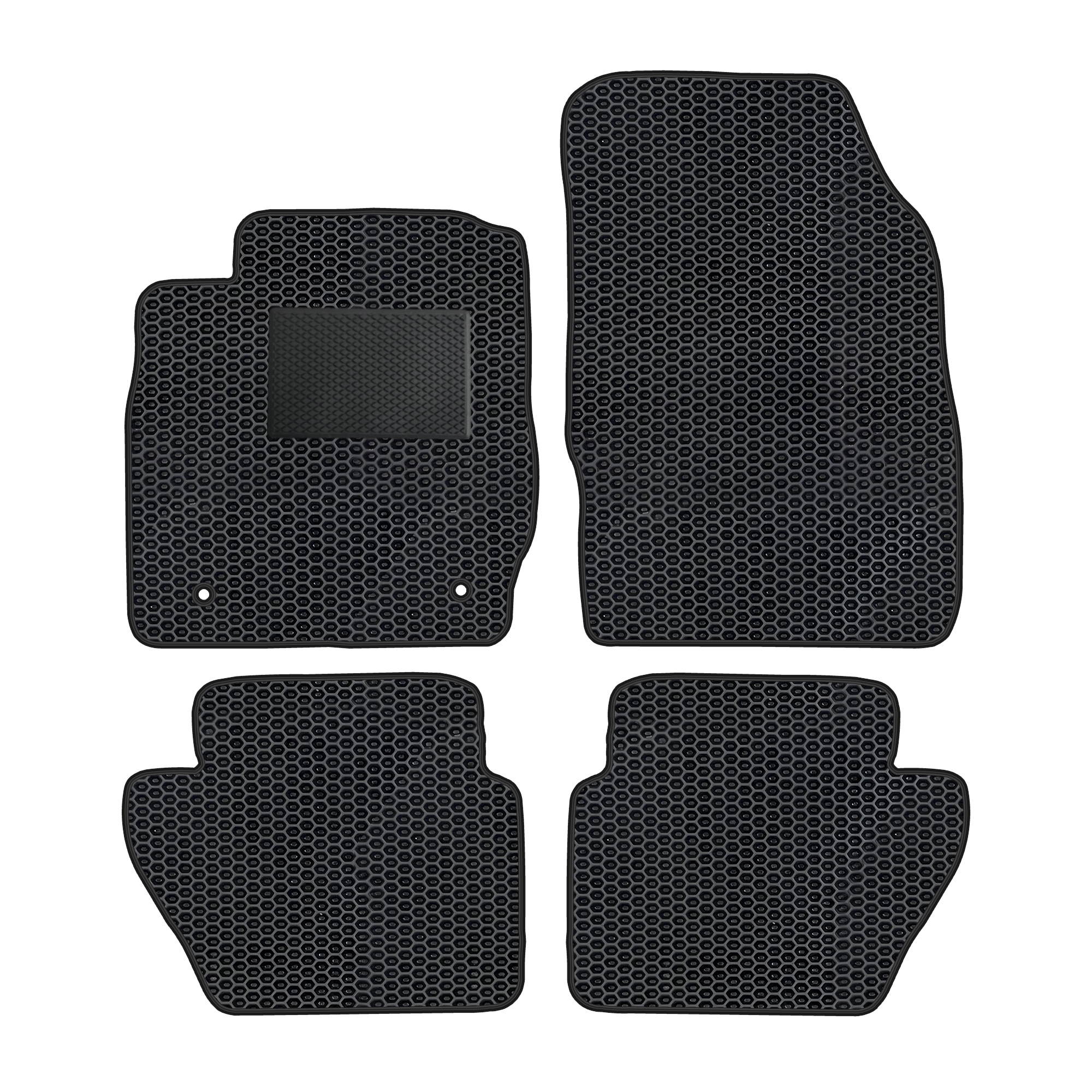 Fo021evapod - Komplettes Set Eva-autofußmatten, Passend Für Ford Fiesta 2011-2017 (mit Zusätzlicher Verstärkung)