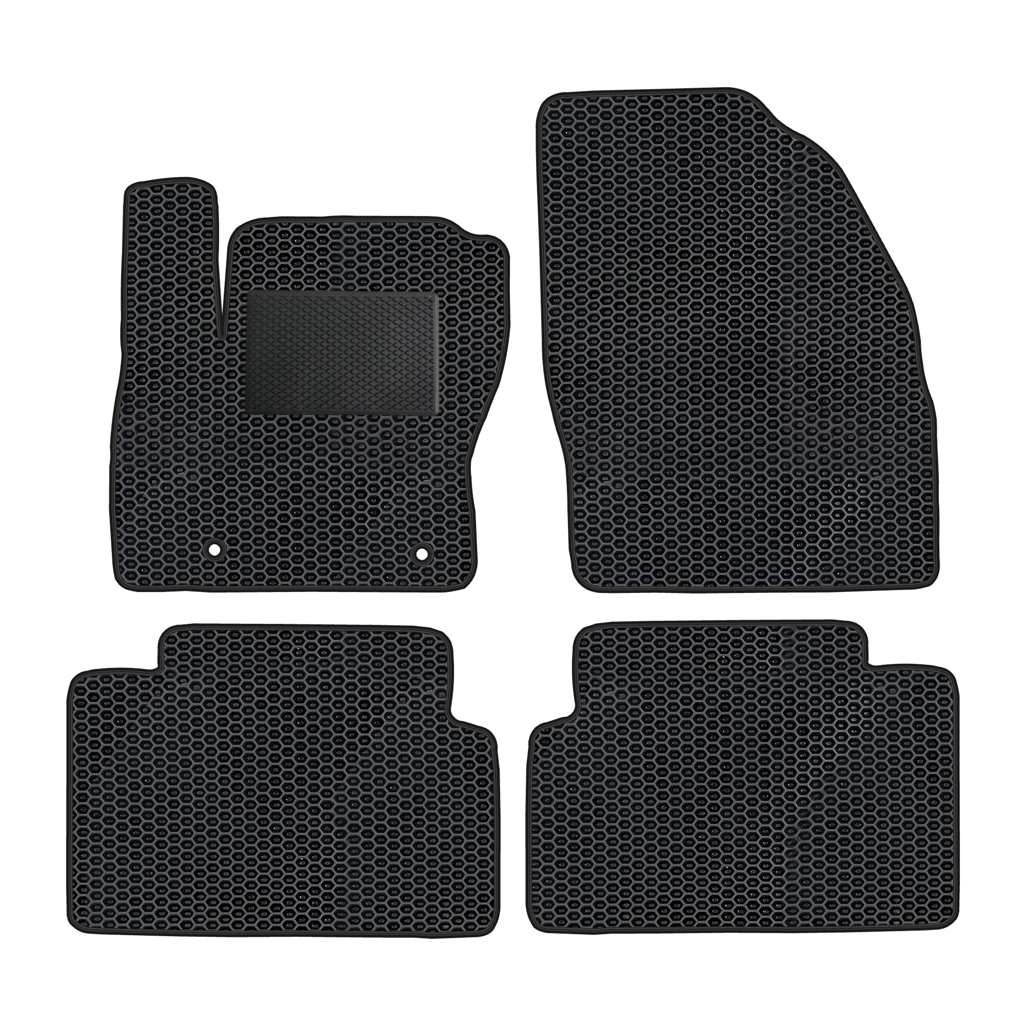 Fo028evapod - Komplettes Set Eva-autofußmatten Passend Für Ford Kuga 2008-2011 (mit Zusätzlicher Verstärkung)