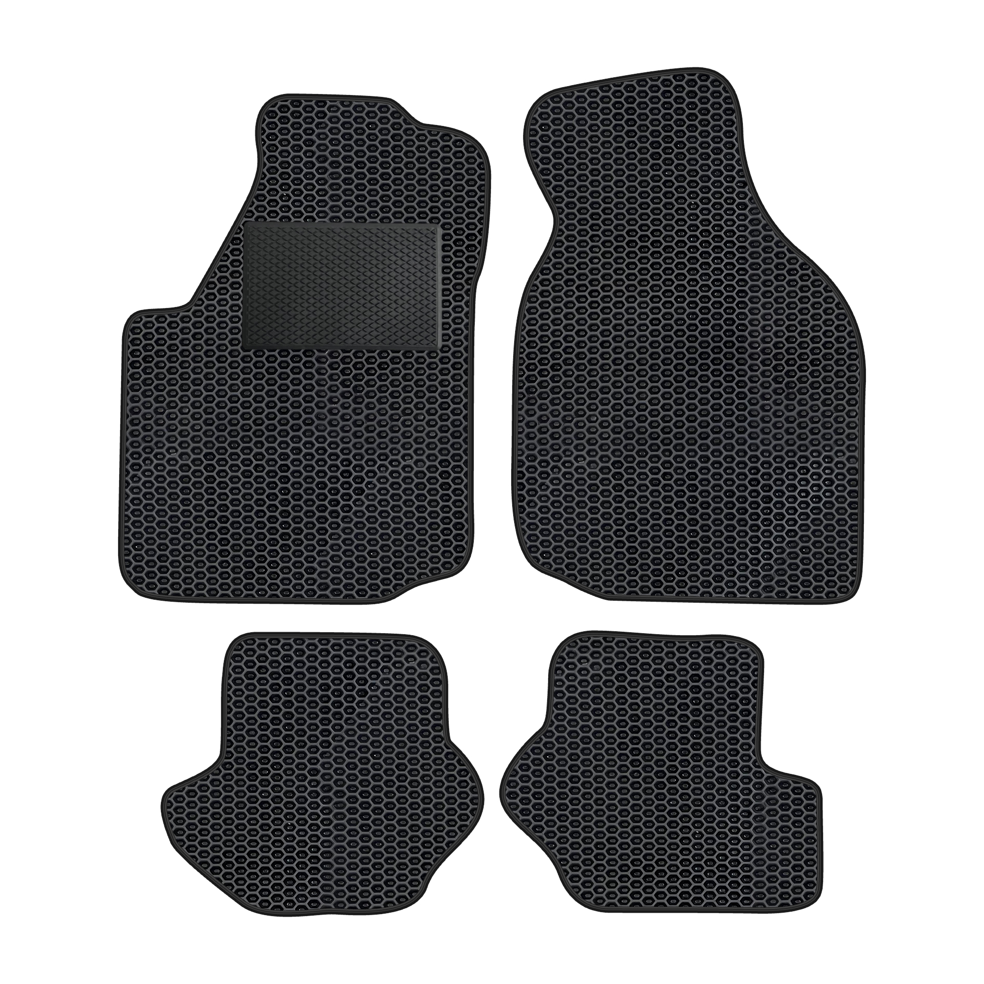 Fo039evapod - Komplettes Set Eva-autofußmatten Passend Für Ford Puma 1997-2002 (mit Zusätzlicher Verstärkung)
