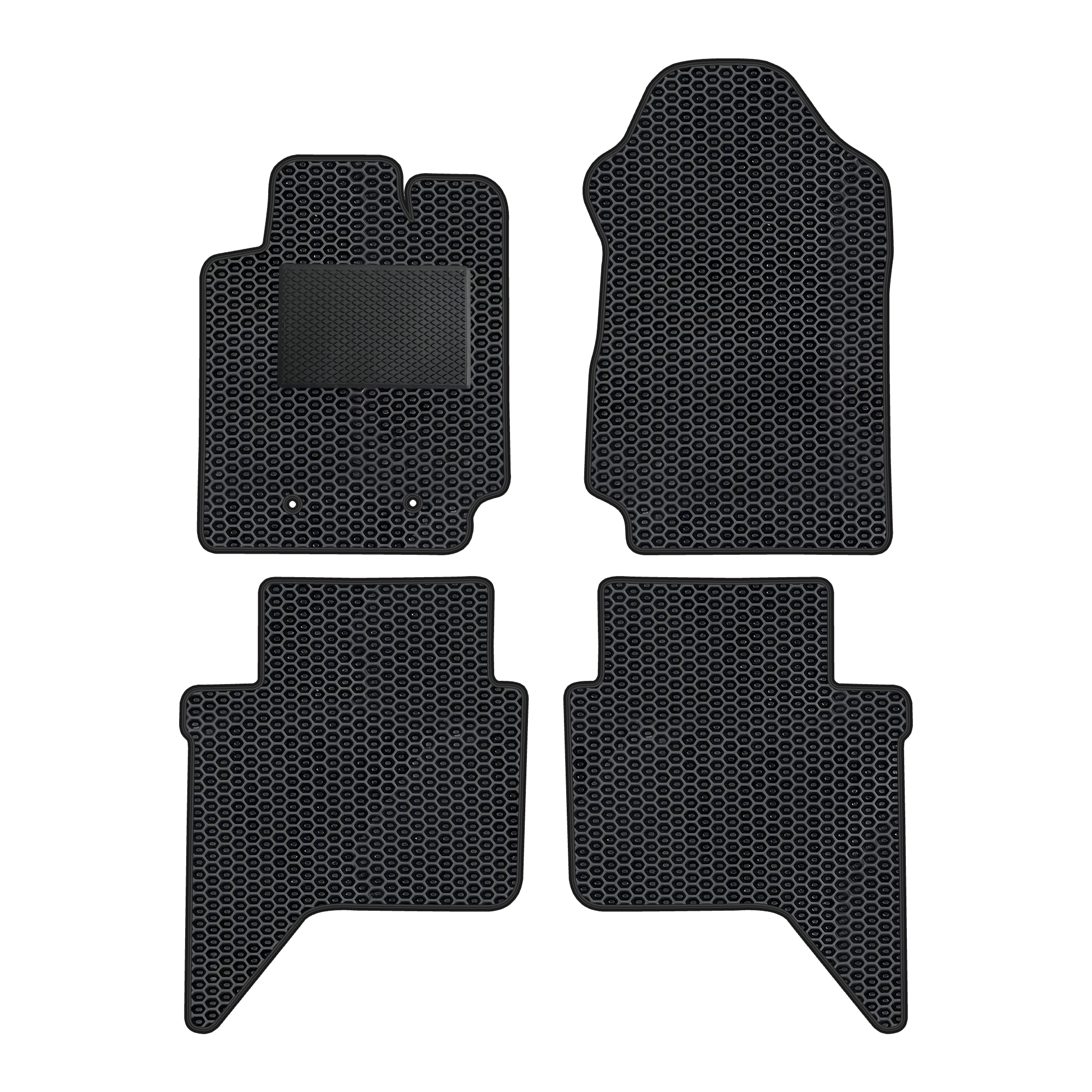 Fo059evapod - Komplettes Set Eva-autofußmatten, Passend Für Ford Ranger 2015-2022 (mit Zusätzlicher Verstärkung)