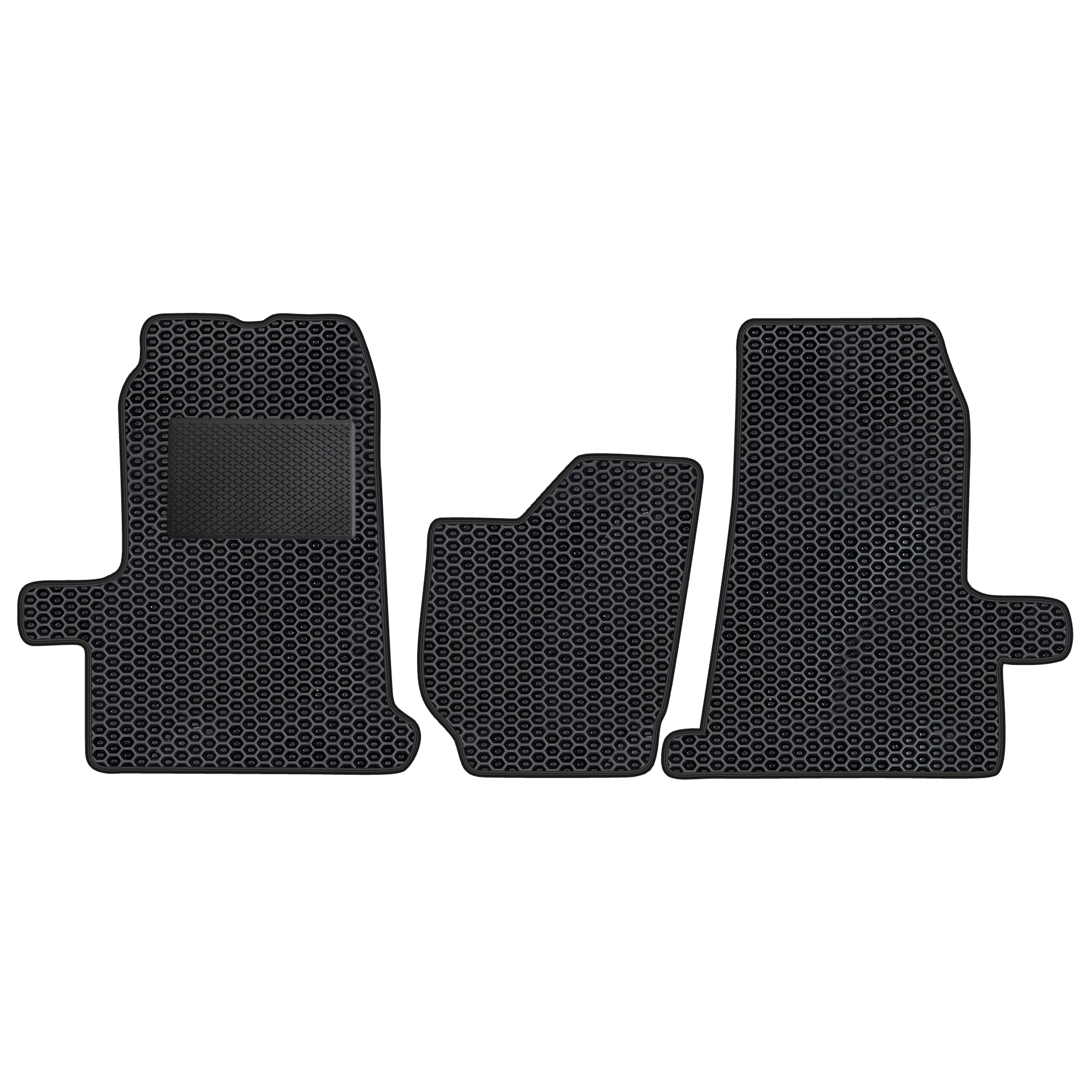 Fo025evapod - Komplettes Set Eva-autofußmatten, Passend Für Ford Transit Iii 2006-2013 (mit Zusätzlicher Verstärkung)