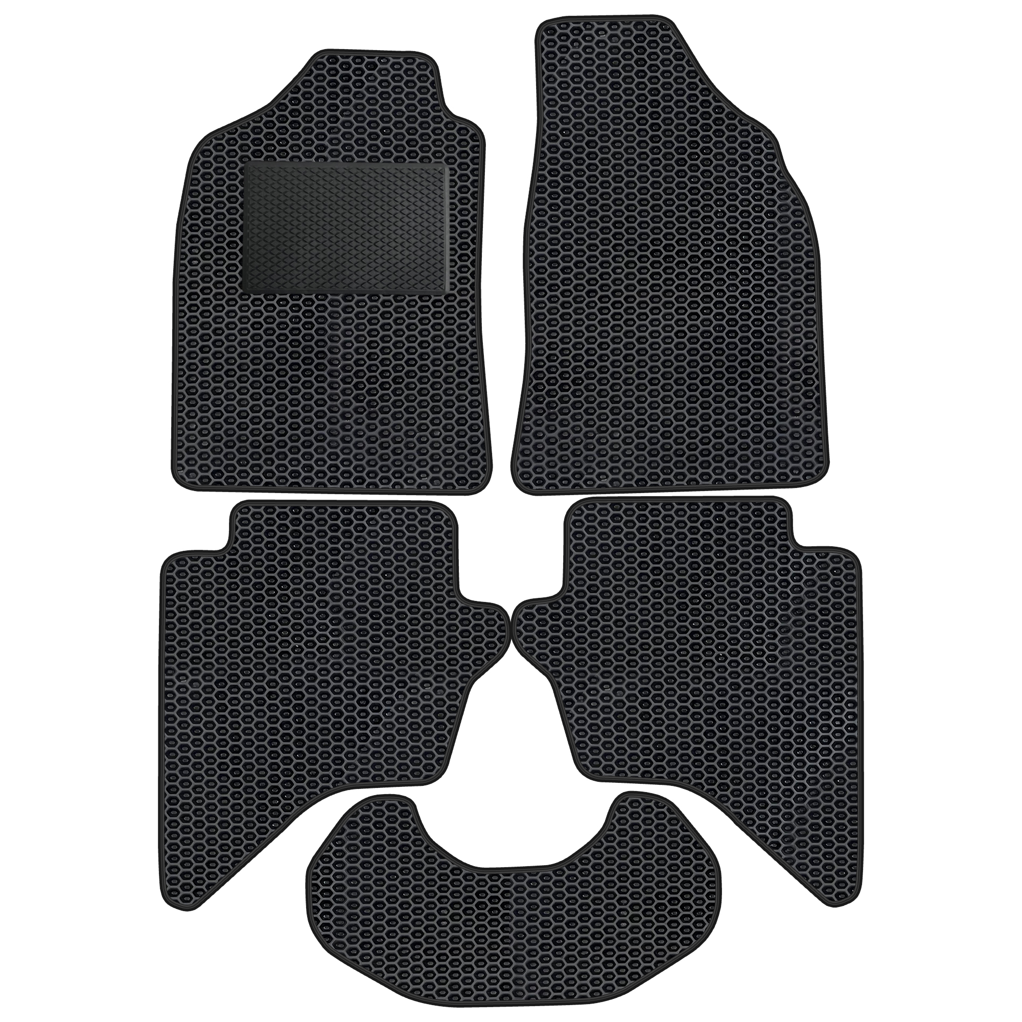 Fo012evapod - Komplettes Set Eva-autofußmatten, Passend Für Ford Ranger, Mazda Bt-50 Bis 2011 (mit Zusätzlicher Verstärkung)