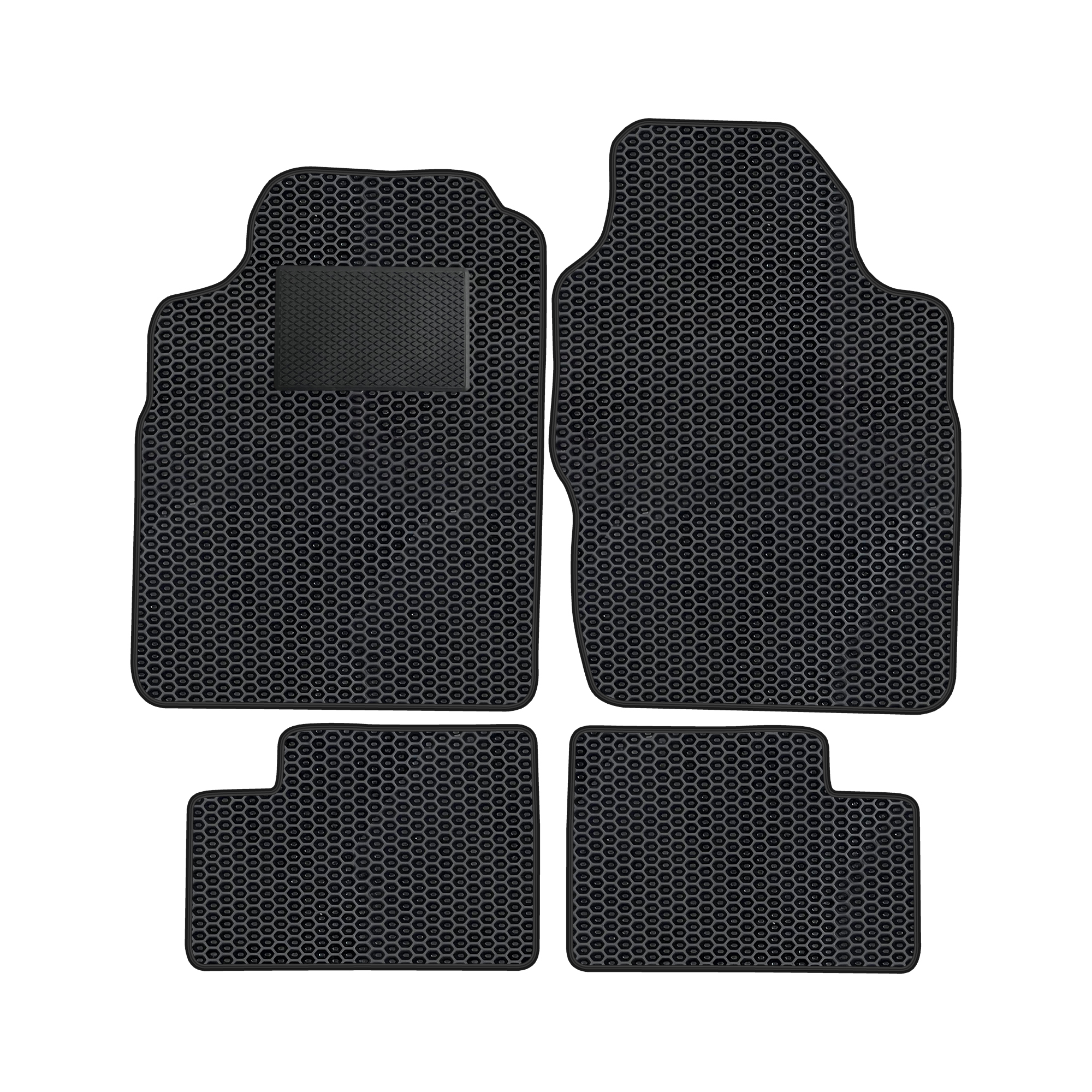 Fo036evapod - Komplettes Set Eva-autofußmatten, Passend Für Ford Escort V 3-türer 1990-1995 (mit Zusätzlicher Verstärkung)