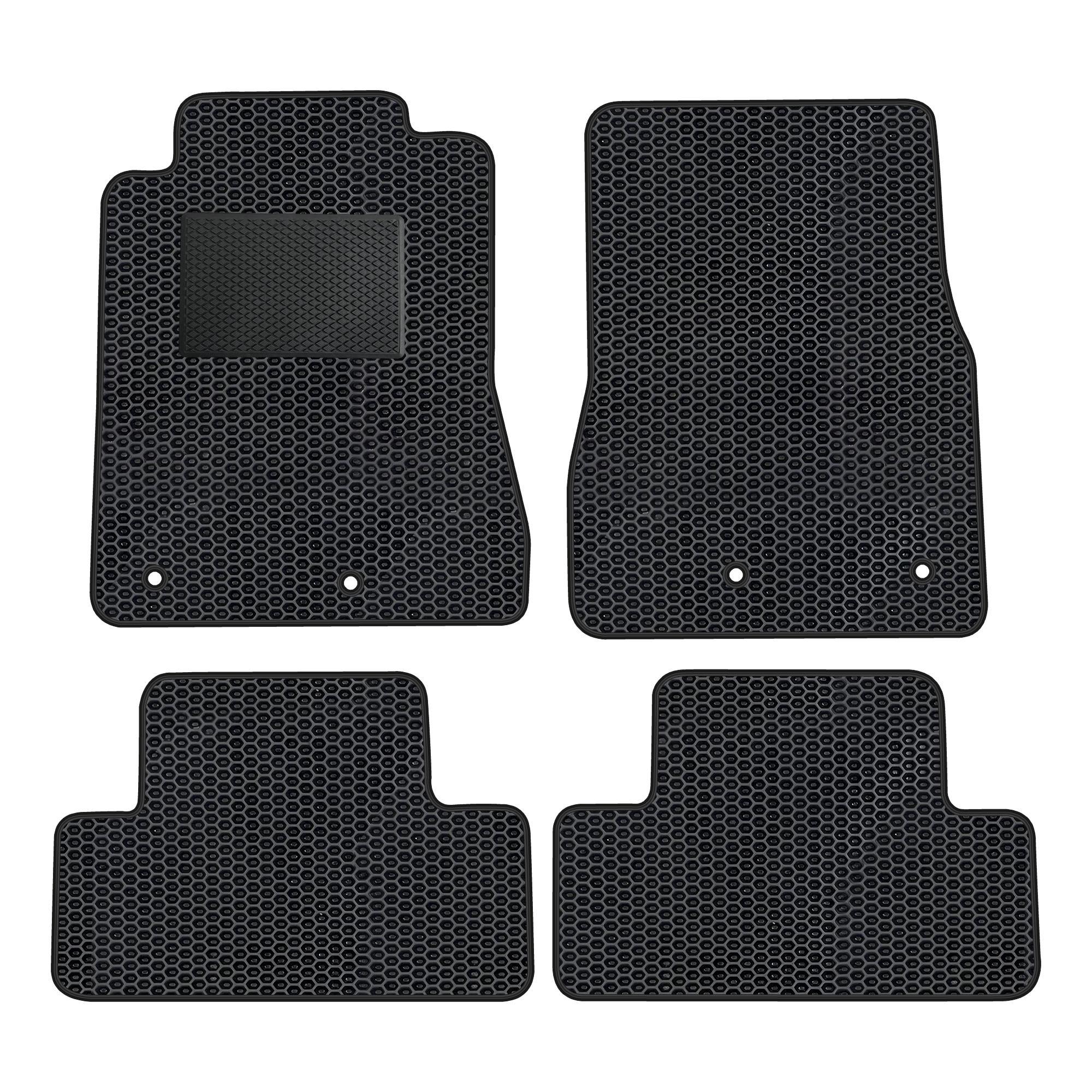Fo067evapod - Komplettes Set Eva-autofußmatten, Passend Für Ford Mustang V Lift 2011-2014 (mit Zusätzlicher Verstärkung)
