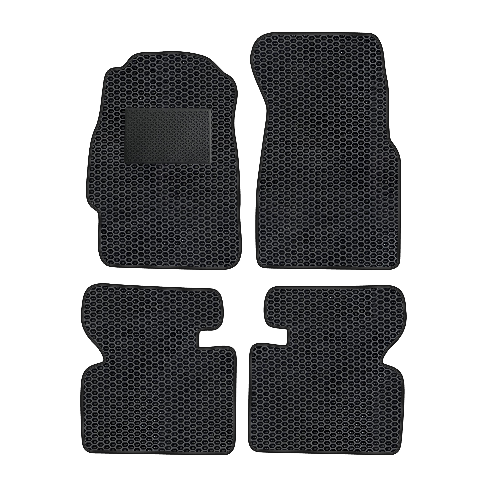 Ho003evapod - Komplettes Set Eva-autofußmatten Passend Für Honda Civic 1996-2000 3-türer (mit Zusätzlicher Verstärkung)