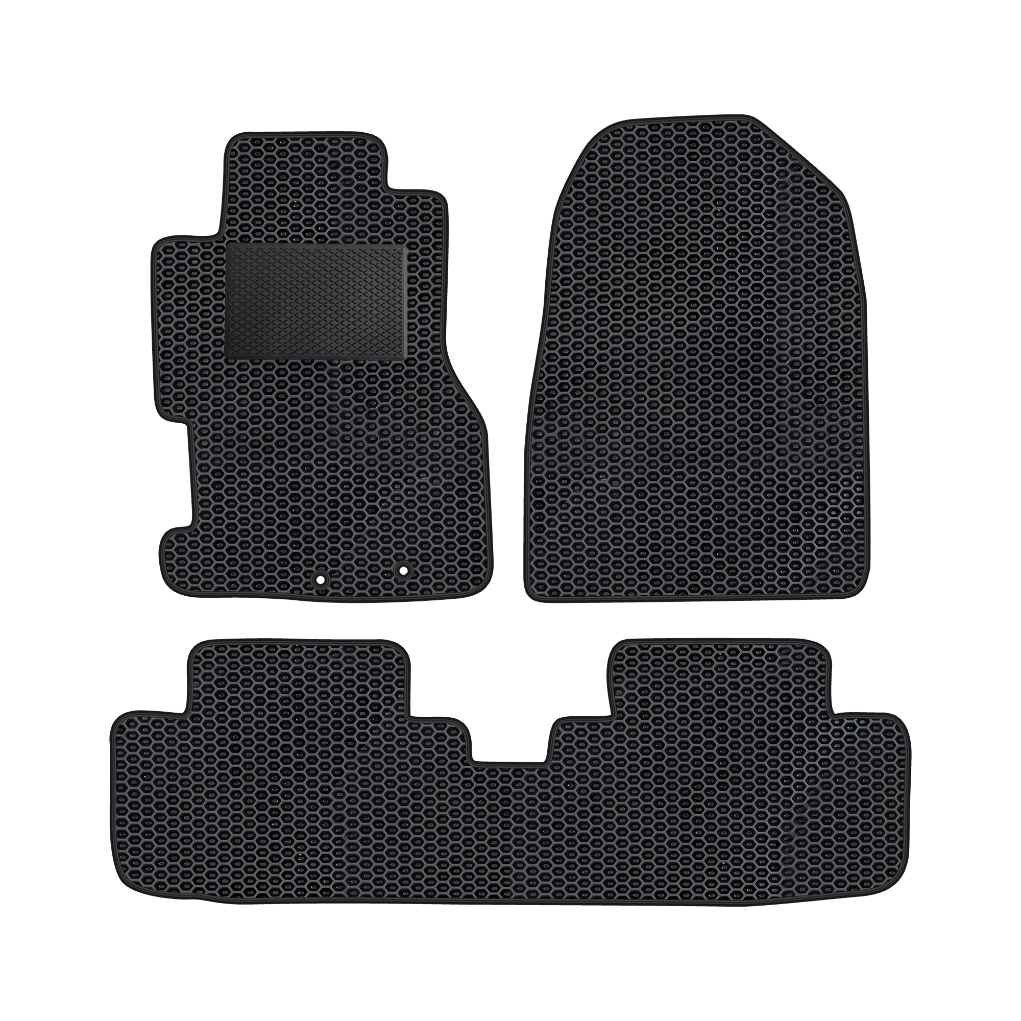 Ho004evapod - Komplettes Set Eva-autofußmatten Passend Für Honda Civic 2001-2005 3-türer (mit Zusätzlicher Verstärkung)