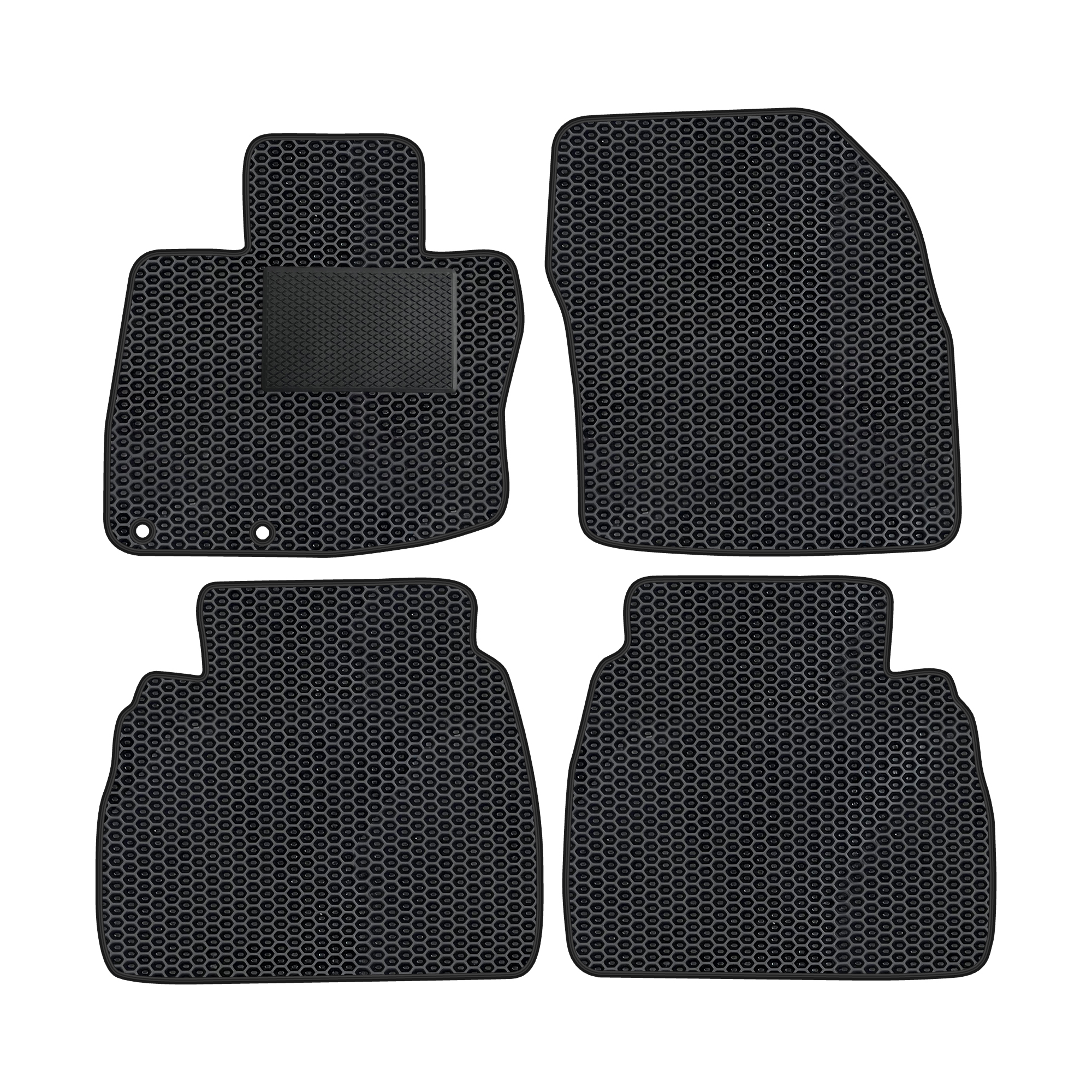 Ho007evapod - Komplettes Set Eva-autofußmatten Passend Für Honda Civic 2006-2012 5-türer (mit Zusätzlicher Verstärkung)