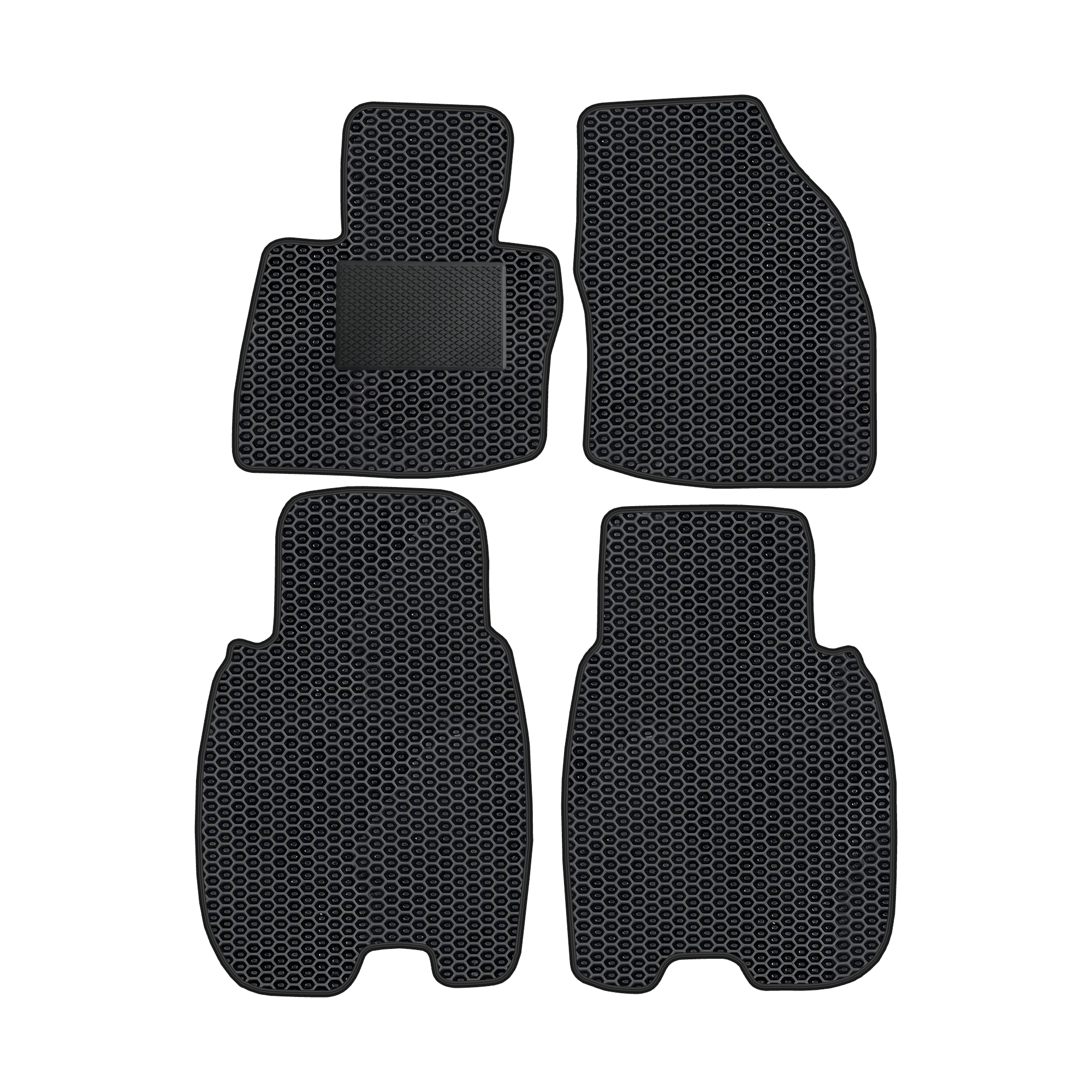 Ho008evapod - Komplettes Set Eva-autofußmatten Passend Für Honda Civic 2006-2011 3-türer (mit Zusätzlicher Verstärkung)
