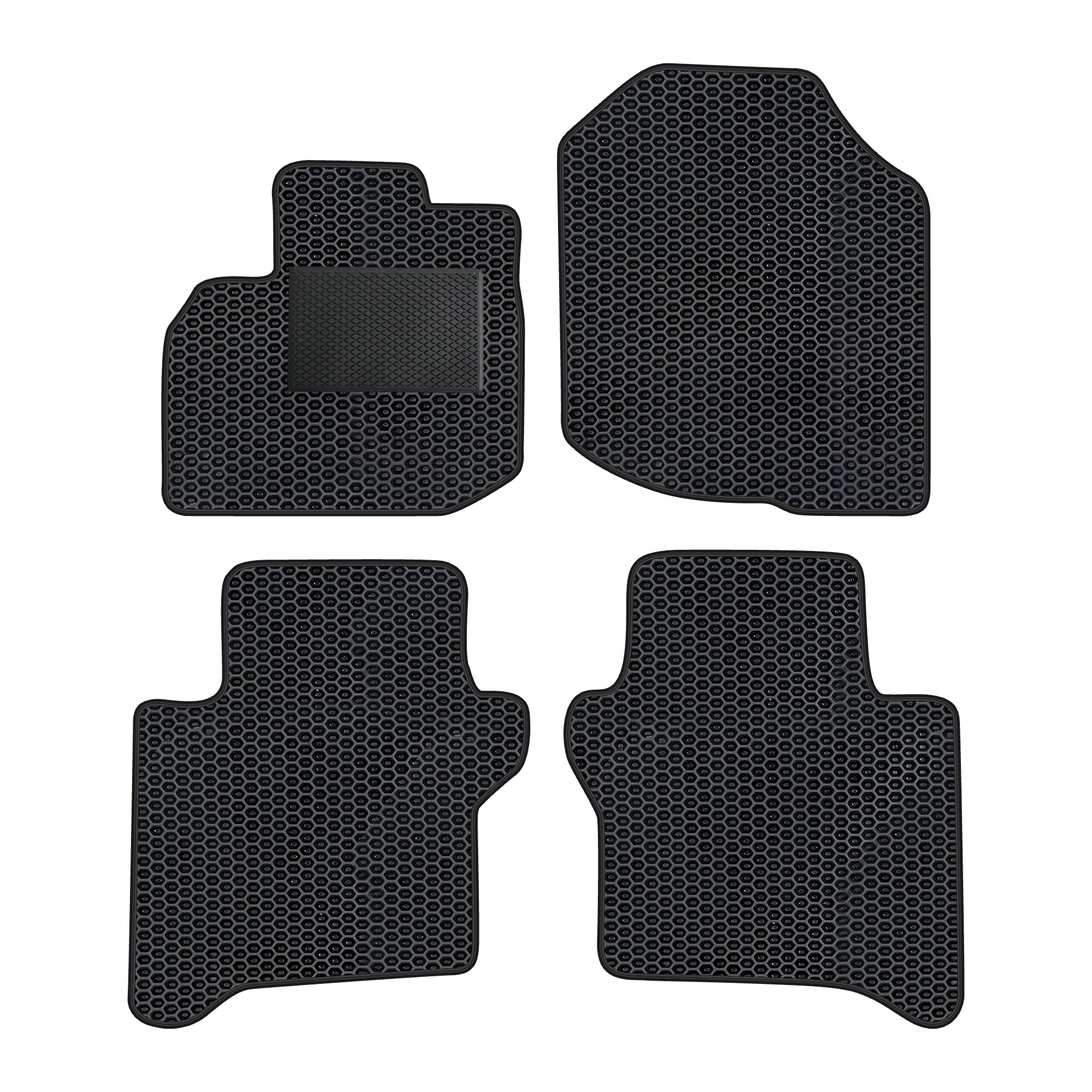 Ho015evapod - Komplettes Set Eva-autofußmatten Passend Für Honda City Ii 2009-2013 (mit Zusätzlicher Verstärkung)