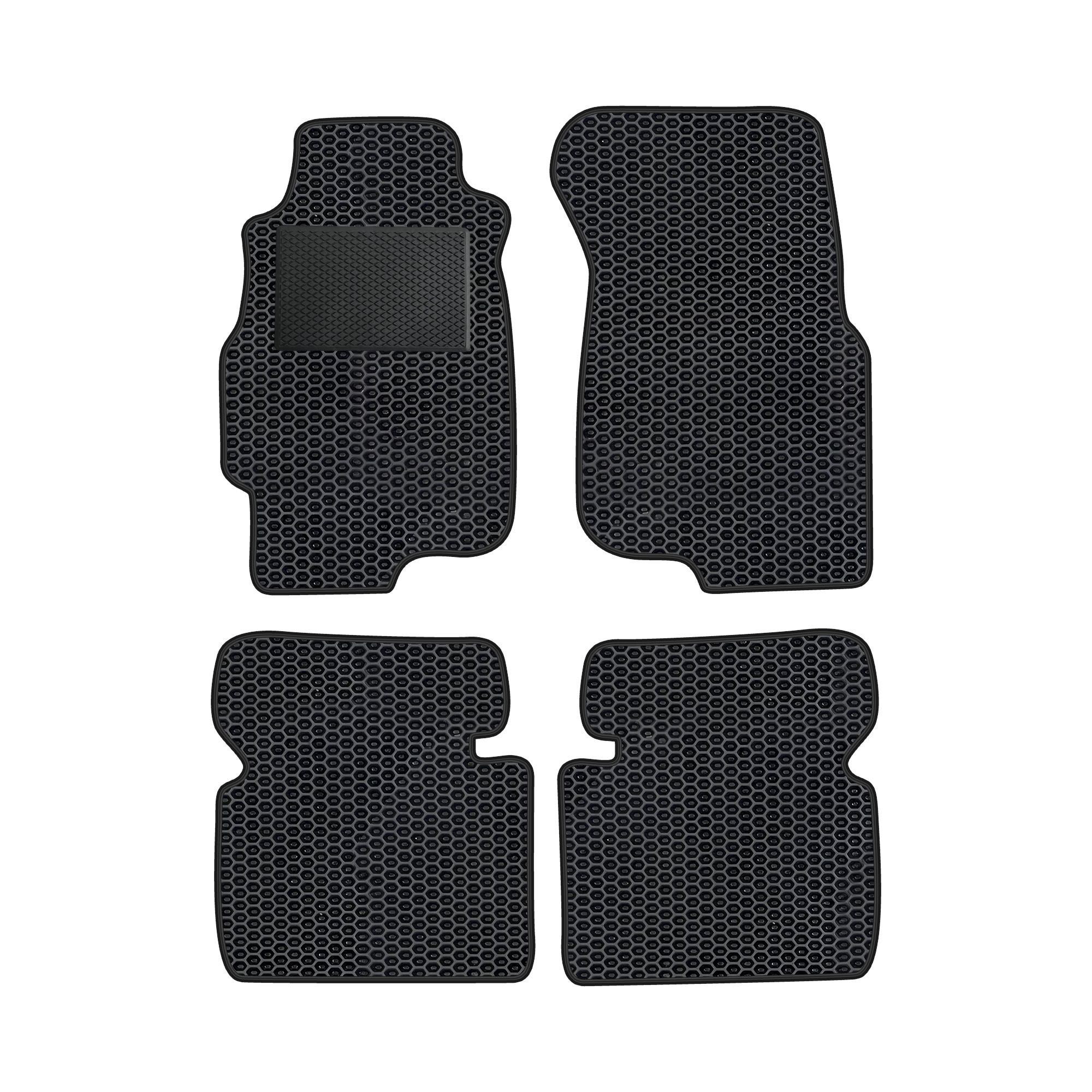 Ho020evapod - Komplettes Set Eva-autofußmatten Passend Für Honda Civic 1996-2000 4-türer (mit Zusätzlicher Verstärkung)