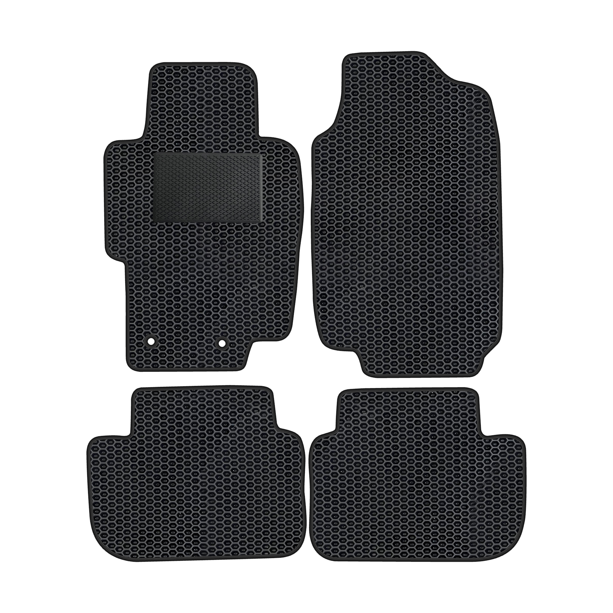 Ho024evapod - Komplettes Set Eva-autofußmatten, Passend Für Honda Accord Vii 2003-2007 (mit Zusätzlicher Verstärkung)