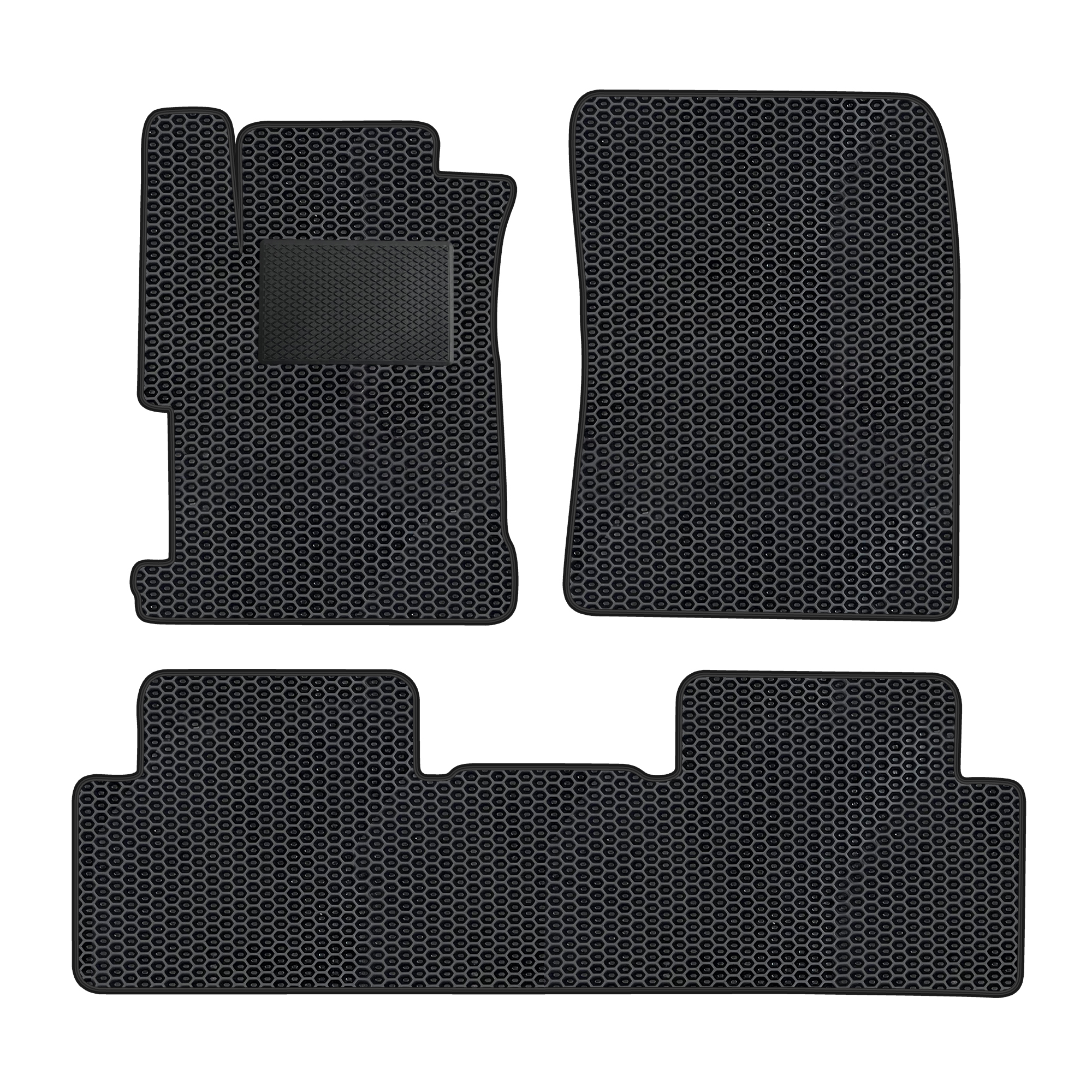 Ho030evapod - Komplettes Set Eva-autofußmatten Passend Für Honda Civic 2012-2016 4-türer (mit Zusätzlicher Verstärkung)