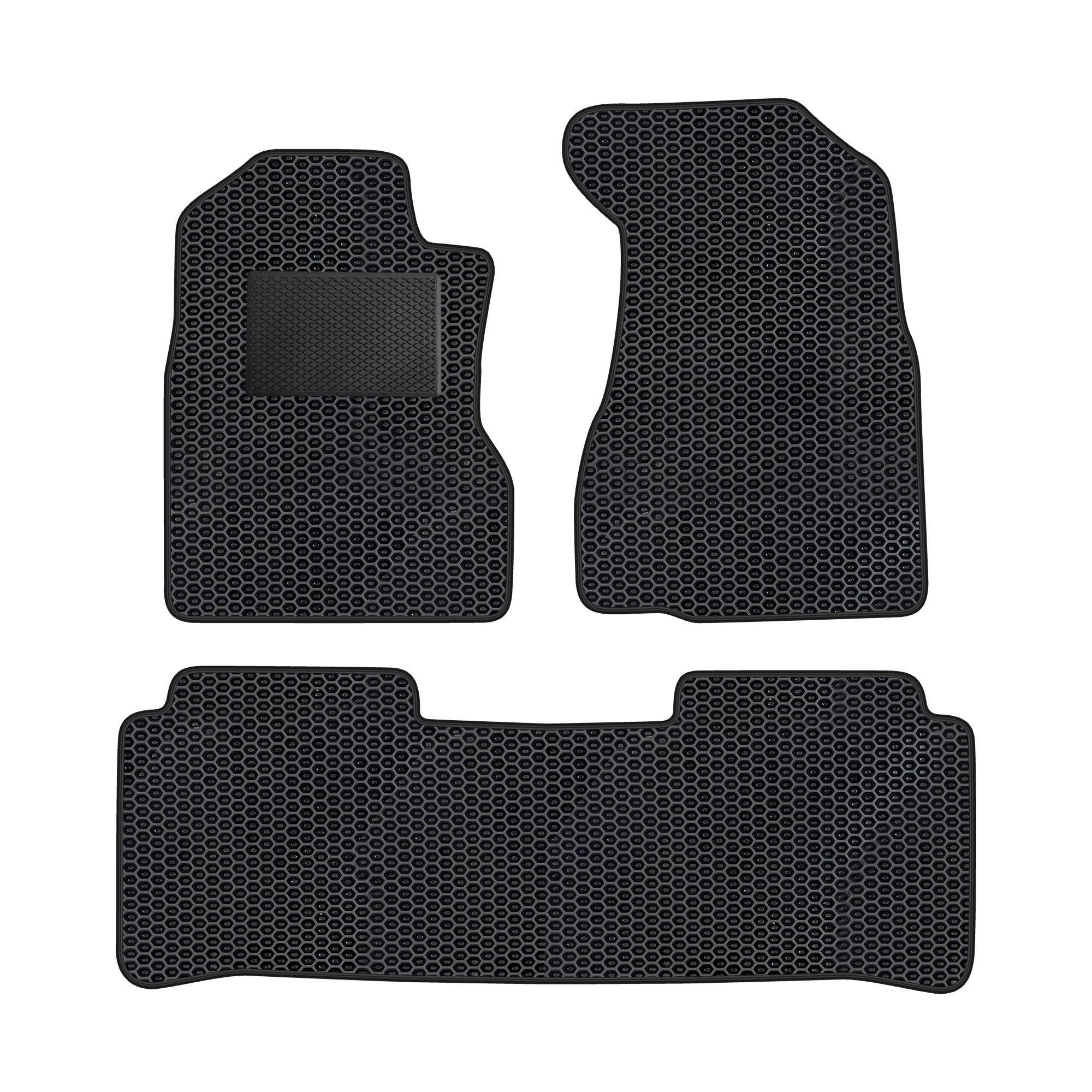 Ho033evapod - Komplettes Set Eva-autofußmatten Passend Für Honda Cr-v 2002-2006 Schaltgetriebe (mit Zusätzlicher Verstärkung)