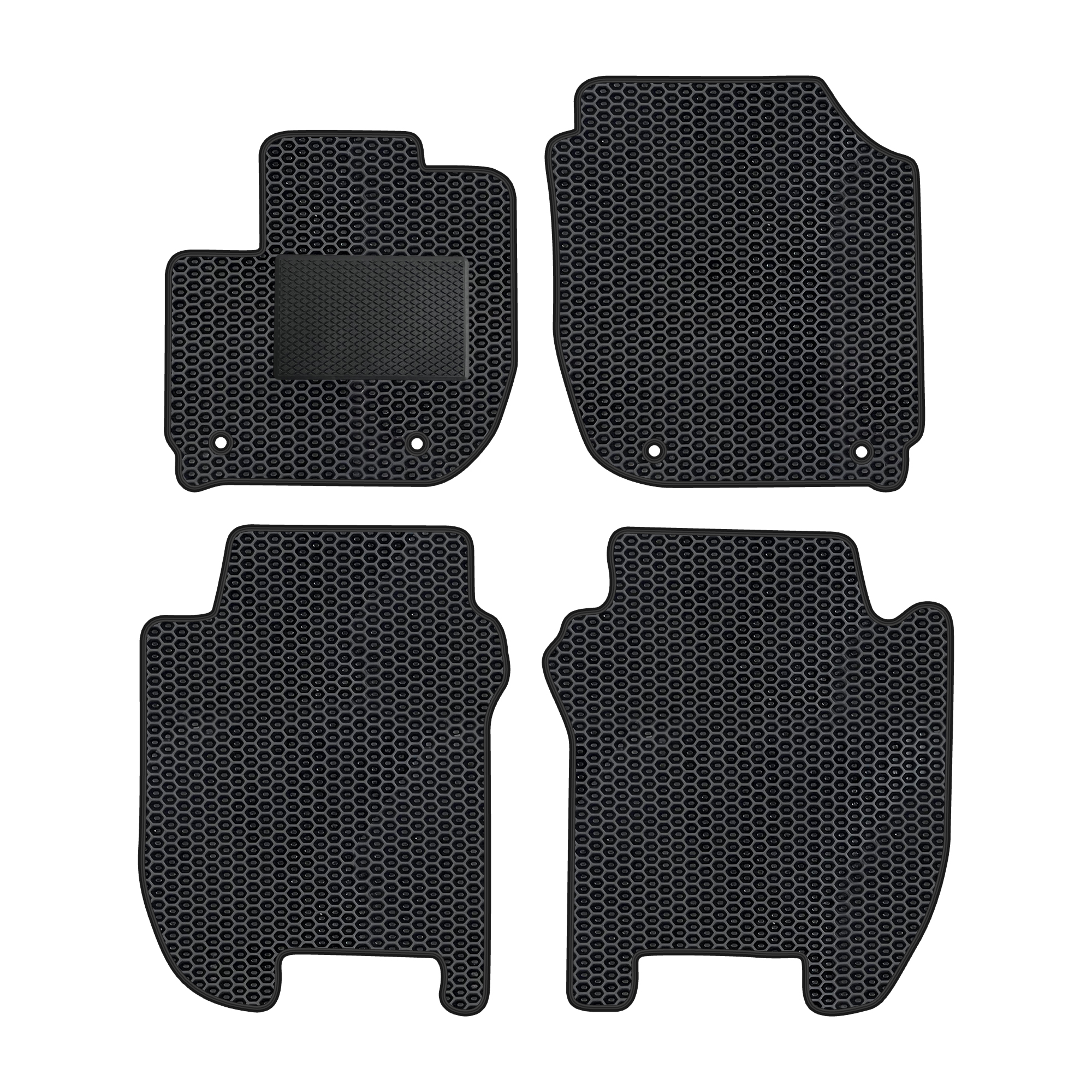 Ho040evapod - Komplettes Set Eva-autofußmatten Passend Für Honda Jazz Iv 2015-2020 (mit Zusätzlicher Verstärkung)