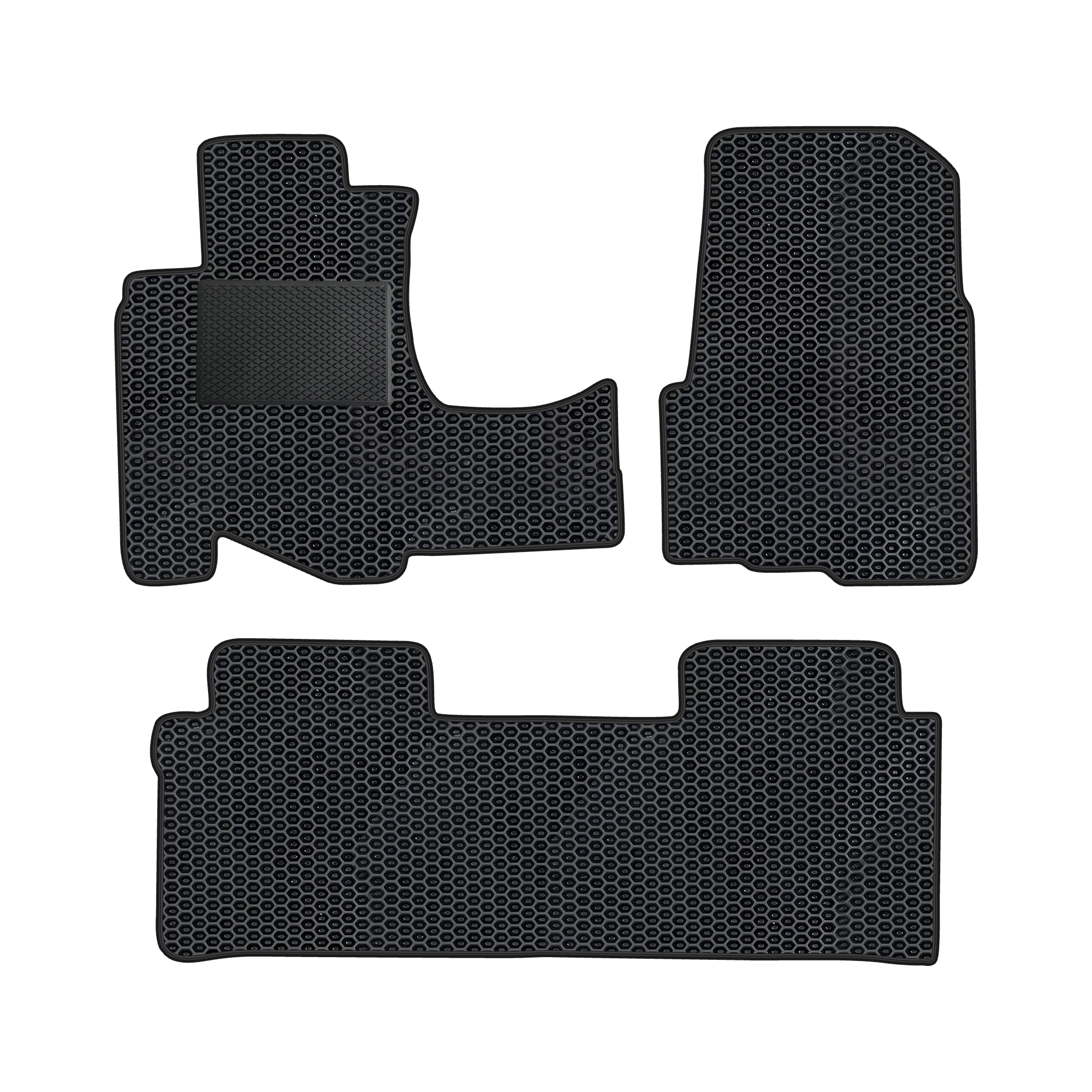 Ho034evapod - Komplettes Set Eva-autofußmatten Passend Für Honda Cr-v 2002-2006 Automatikgetriebe (mit Zusätzlicher Verstärkung)