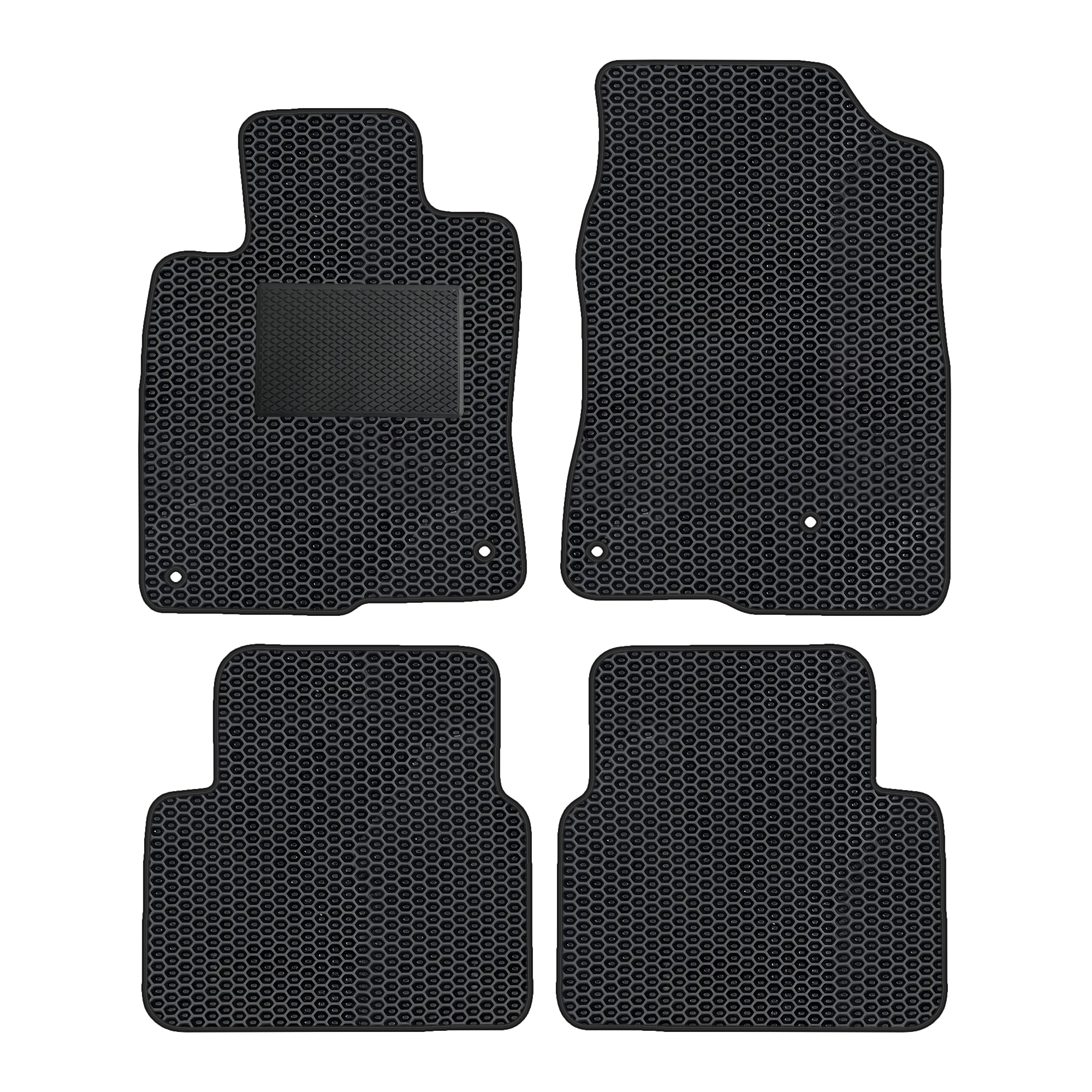 Ho041evapod - Komplettes Set Eva-autofußmatten Passend Für Honda Civic X Schr√§gheck 2017-2021 (mit Zusätzlicher Verstärkung)