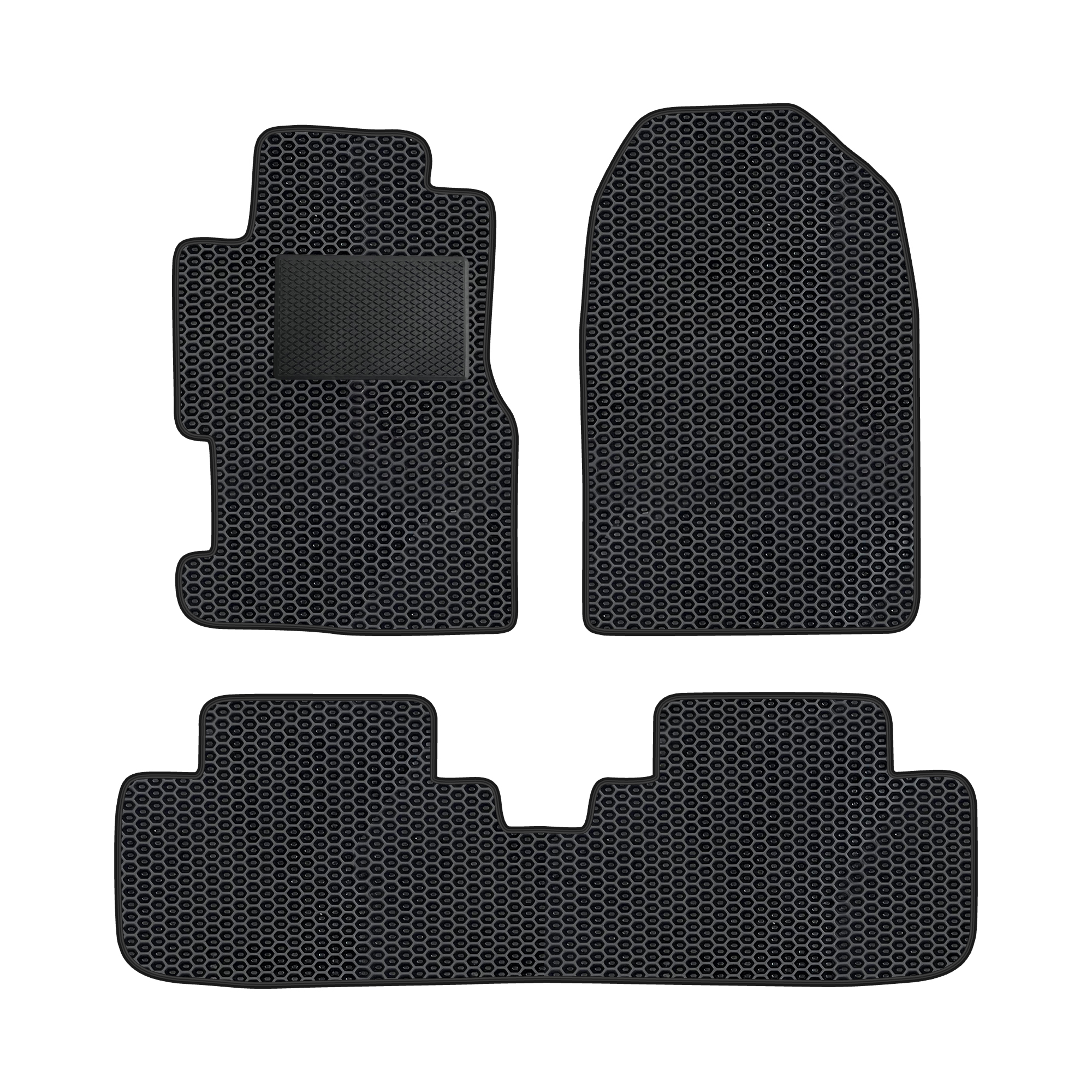 Ho037evapod - Komplettes Set Eva-autofußmatten Passend Für Honda Civic 2000-2005 4-türer (mit Zusätzlicher Verstärkung)