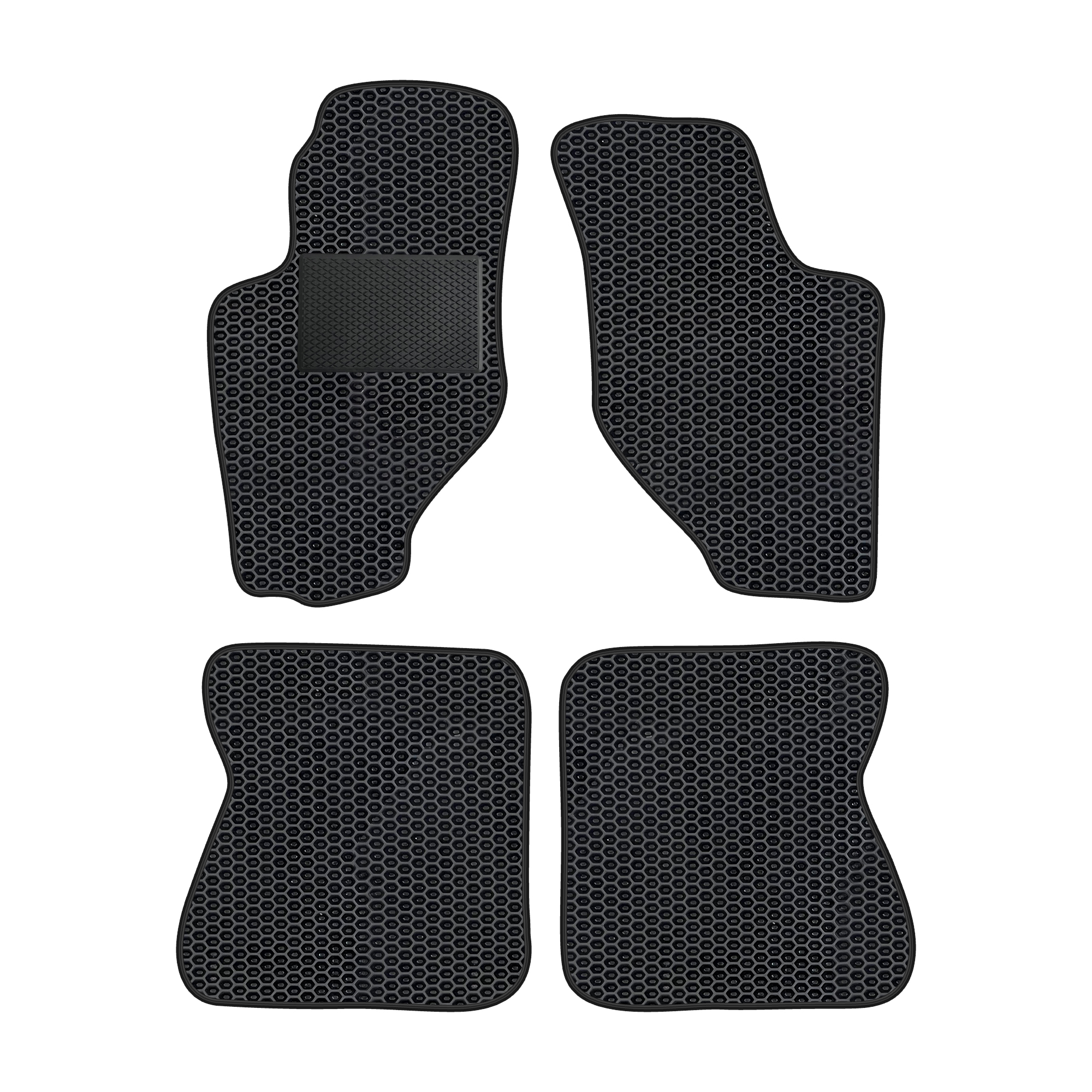 Hy004evapod - Komplettes Set Eva-autofußmatten, Passend Für Hyundai Pony 1990-1994 (mit Zusätzlicher Verstärkung)