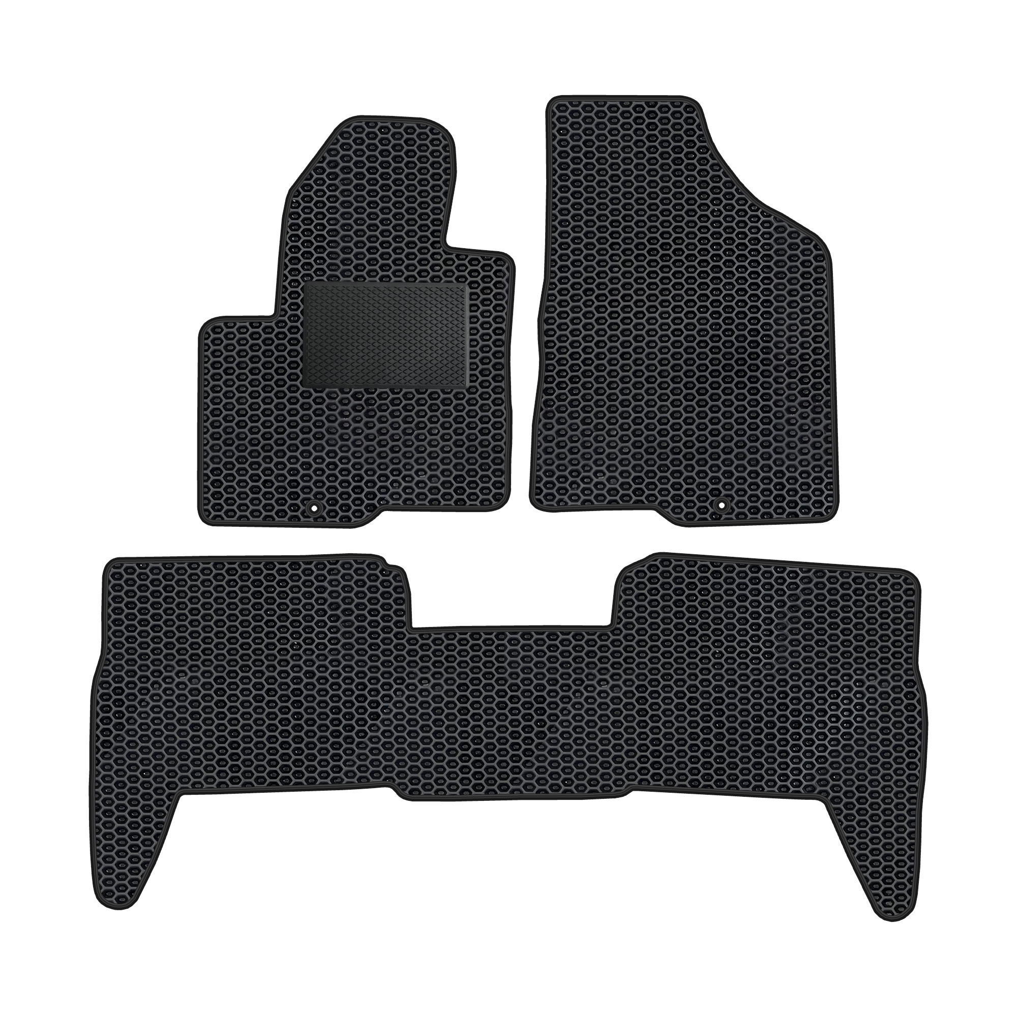 Hy007evapod - Komplettes Set Eva-autofußmatten, Passend Für Hyundai Santa Fe Ii 2006-2009 (mit Zusätzlicher Verstärkung)