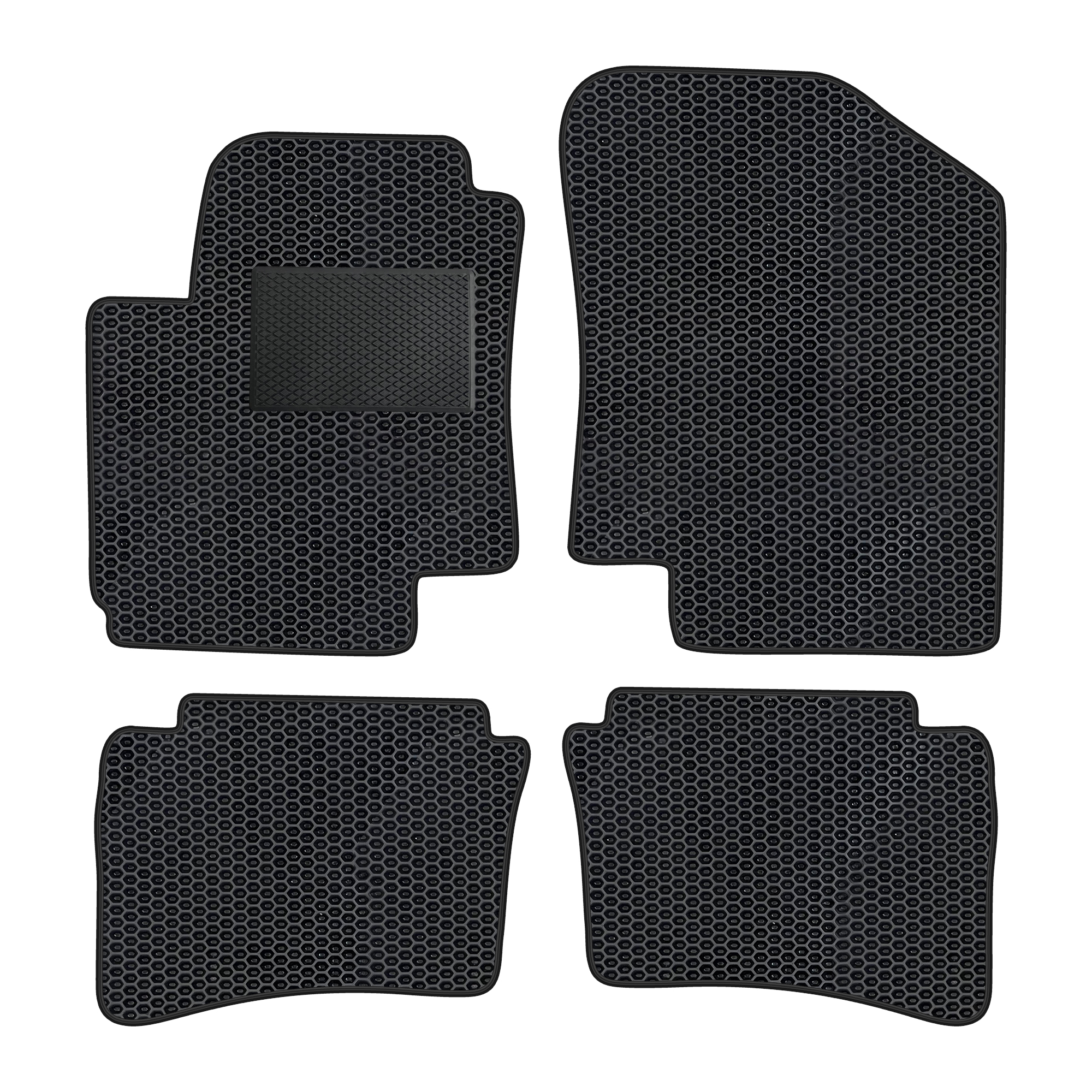 Hy014evapod - Komplettes Set Eva-autofußmatten Passend Für Hyundai Scoupe 1993-1995 (mit Zusätzlicher Verstärkung)