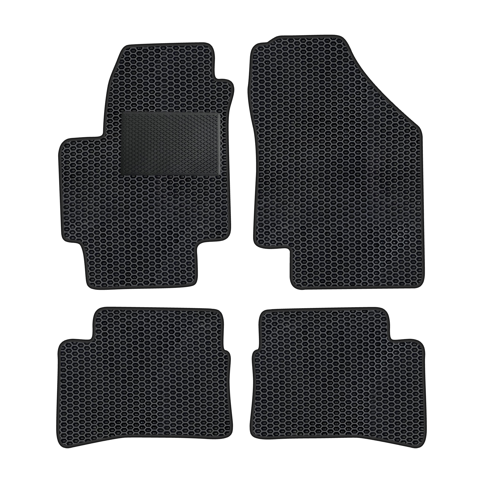 Hy011evapod - Komplettes Set Eva-autofußmatten Passend Für Hyundai Coupé 2007-2008 (mit Zusätzlicher Verstärkung)
