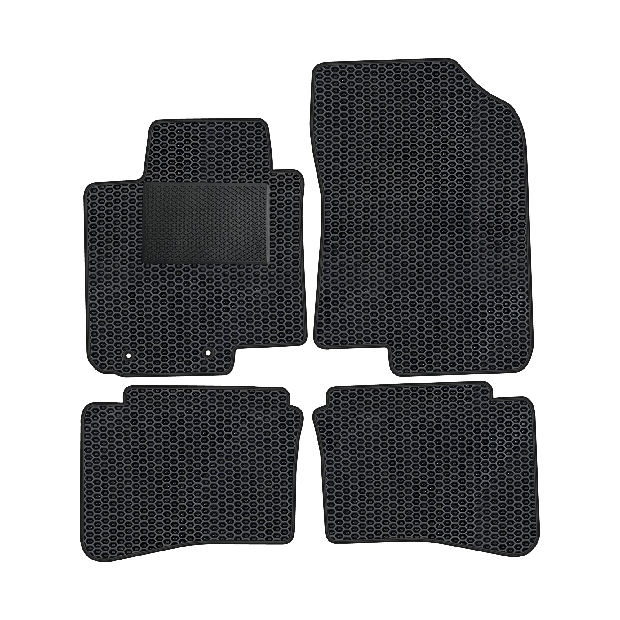 Hy028evapod - Komplettes Set Eva-autofußmatten Passend Für Hyundai I20 2015-2020 (mit Zusätzlicher Verstärkung)