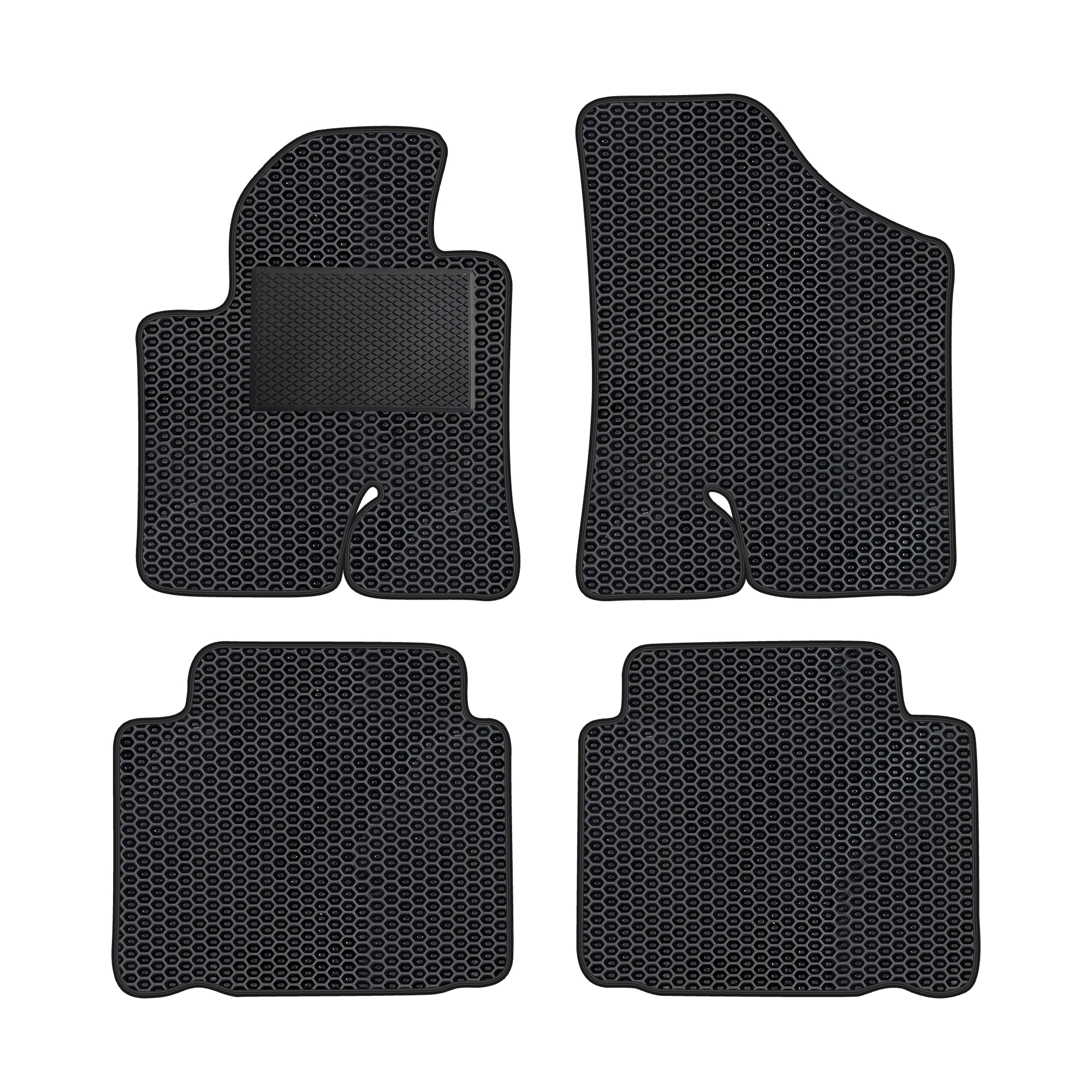 Hy025evapod - Komplettes Set Eva-autofußmatten Passend Für Hyundai Ix55 2009-2012 (mit Zusätzlicher Verstärkung)