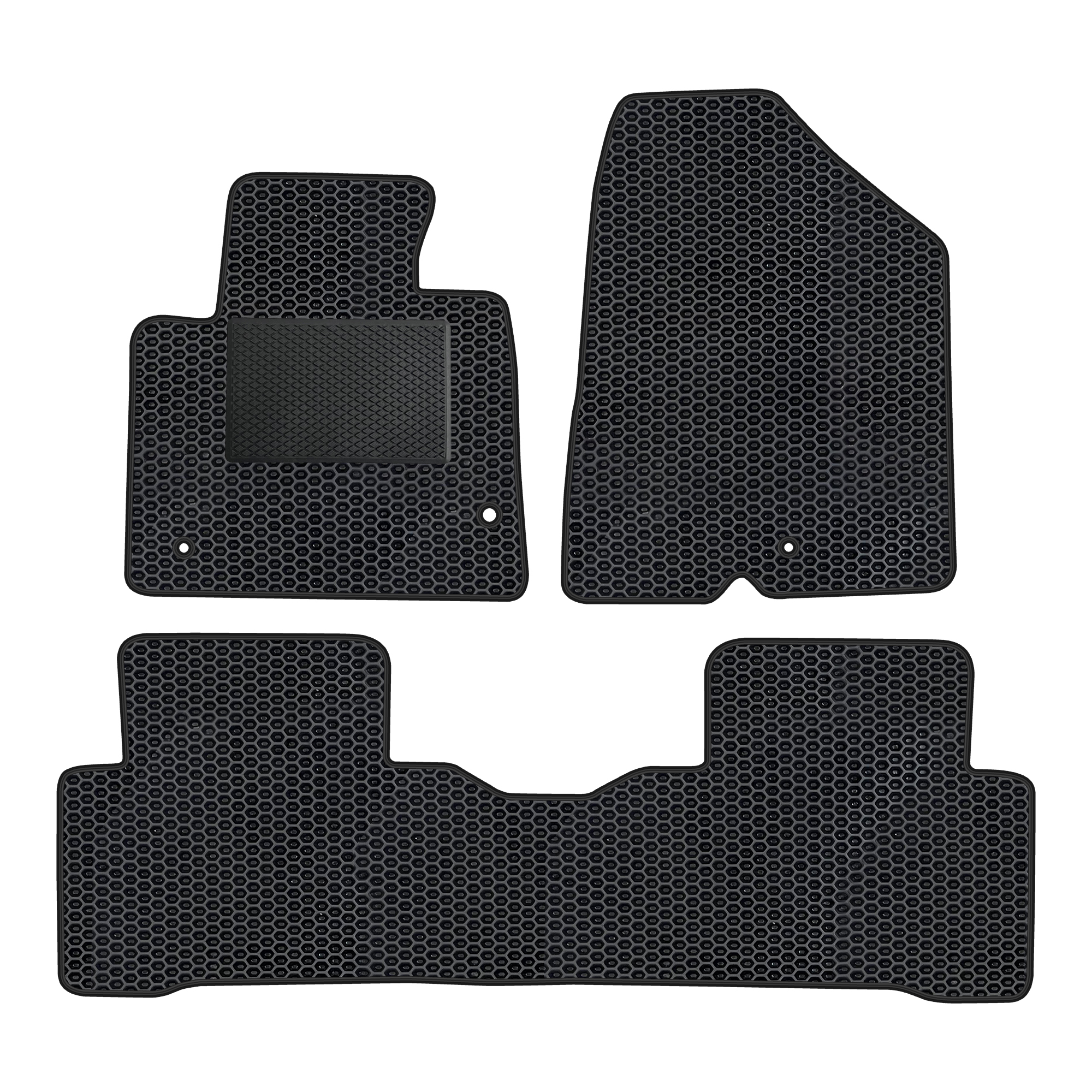 Hy031evapod - Komplettes Set Eva-autofußmatten Passend Für Hyundai Grand Santa Fe 2014-2020 (mit Zusätzlicher Verstärkung)