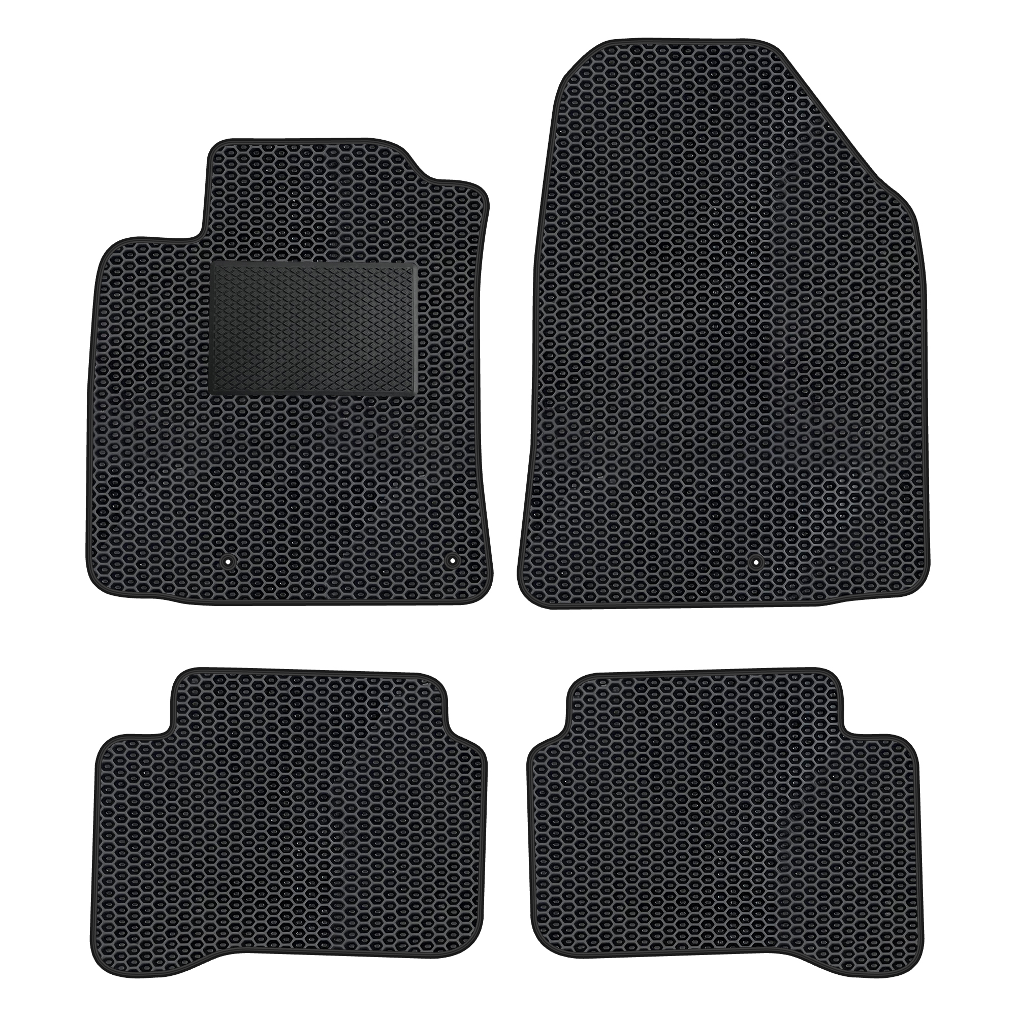 Hy035evapod - Komplettes Set Eva-autofußmatten Passend Für Hyundai Ioniq 2016-2022 (mit Zusätzlicher Verstärkung)