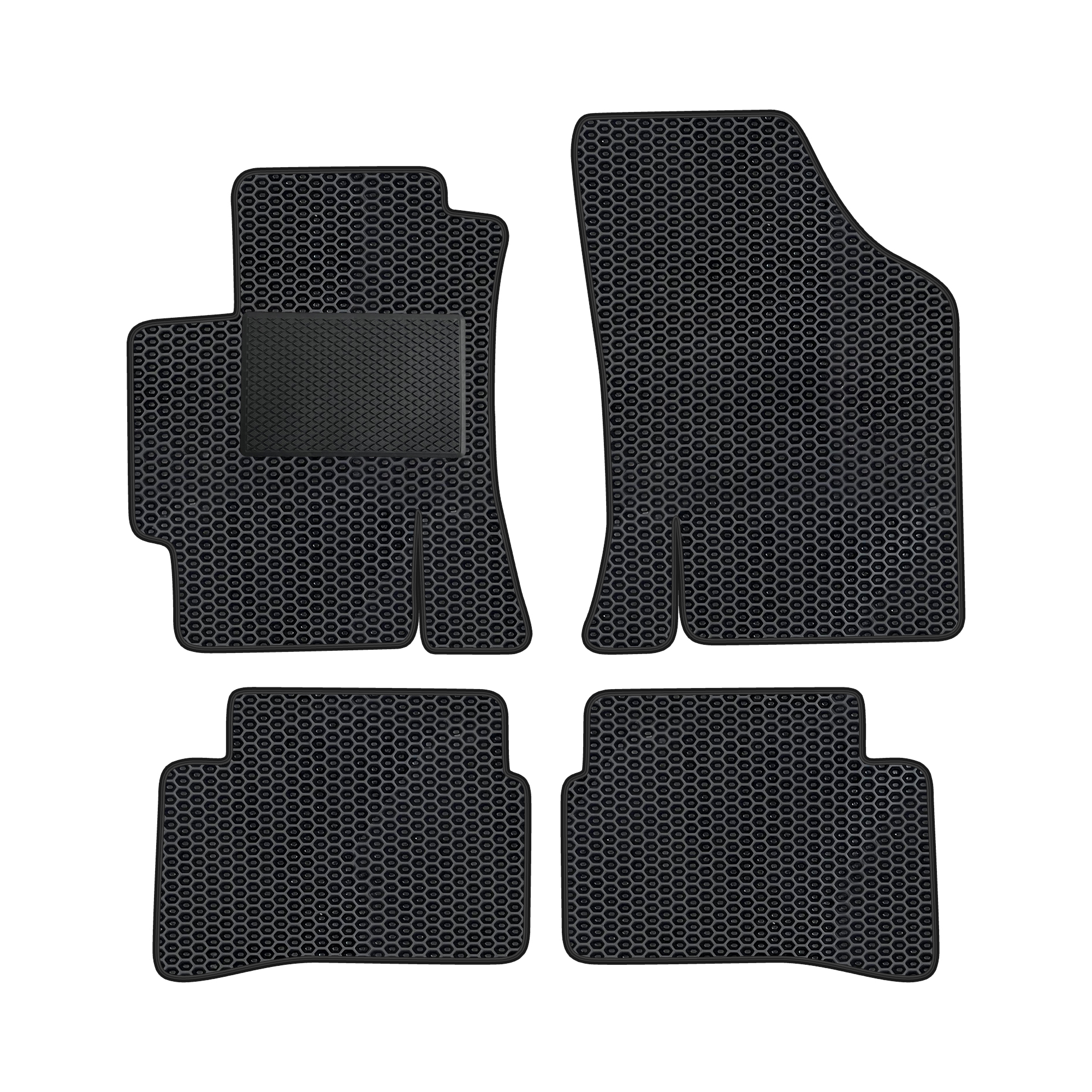 Ki003evapod - Komplettes Set Eva-autofußmatten, Passend Für Kia Rio Ii 2005-2011 (mit Zusätzlicher Verstärkung)