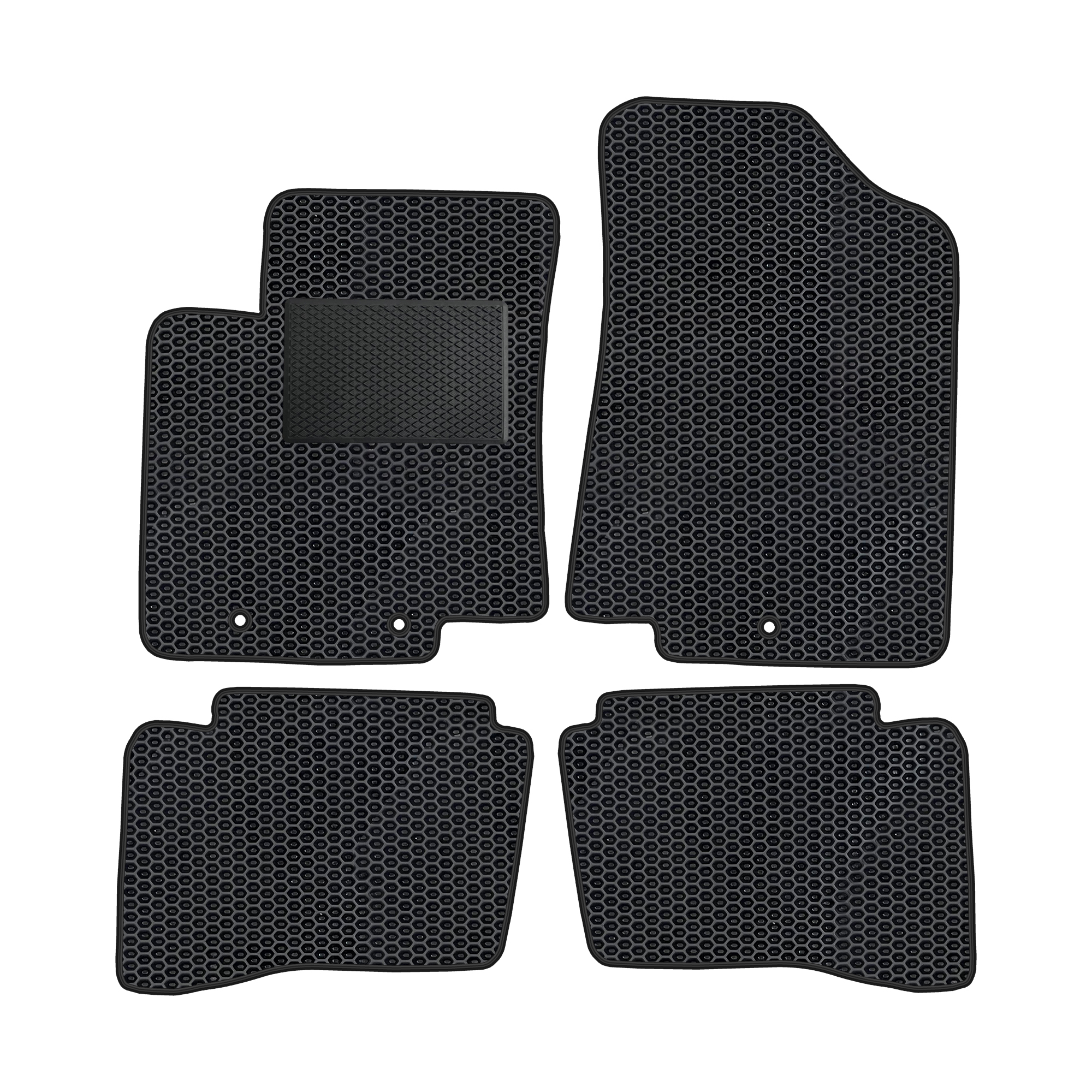 Ki008evapod - Komplettes Set Eva-autofußmatten, Passend Für Kia Rio Iii 2011-2017 (mit Zusätzlicher Verstärkung)