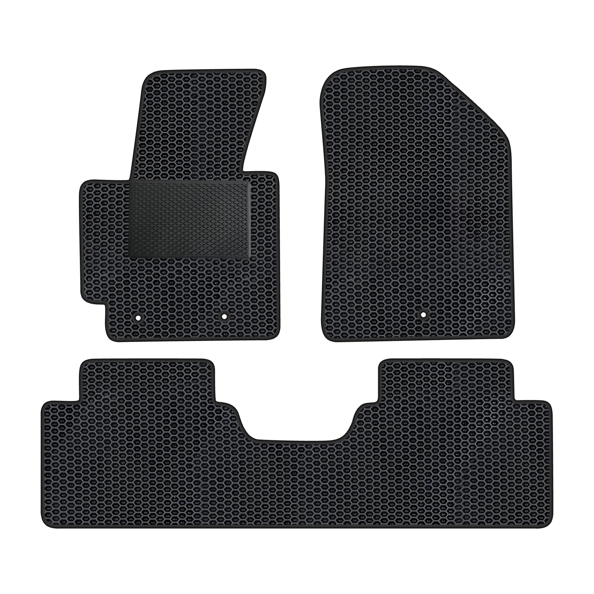 Ki011evapod - Komplettes Set Eva-autofußmatten, Passend Für Kia Soul Ii 2013-2019 (mit Zusätzlicher Verstärkung)