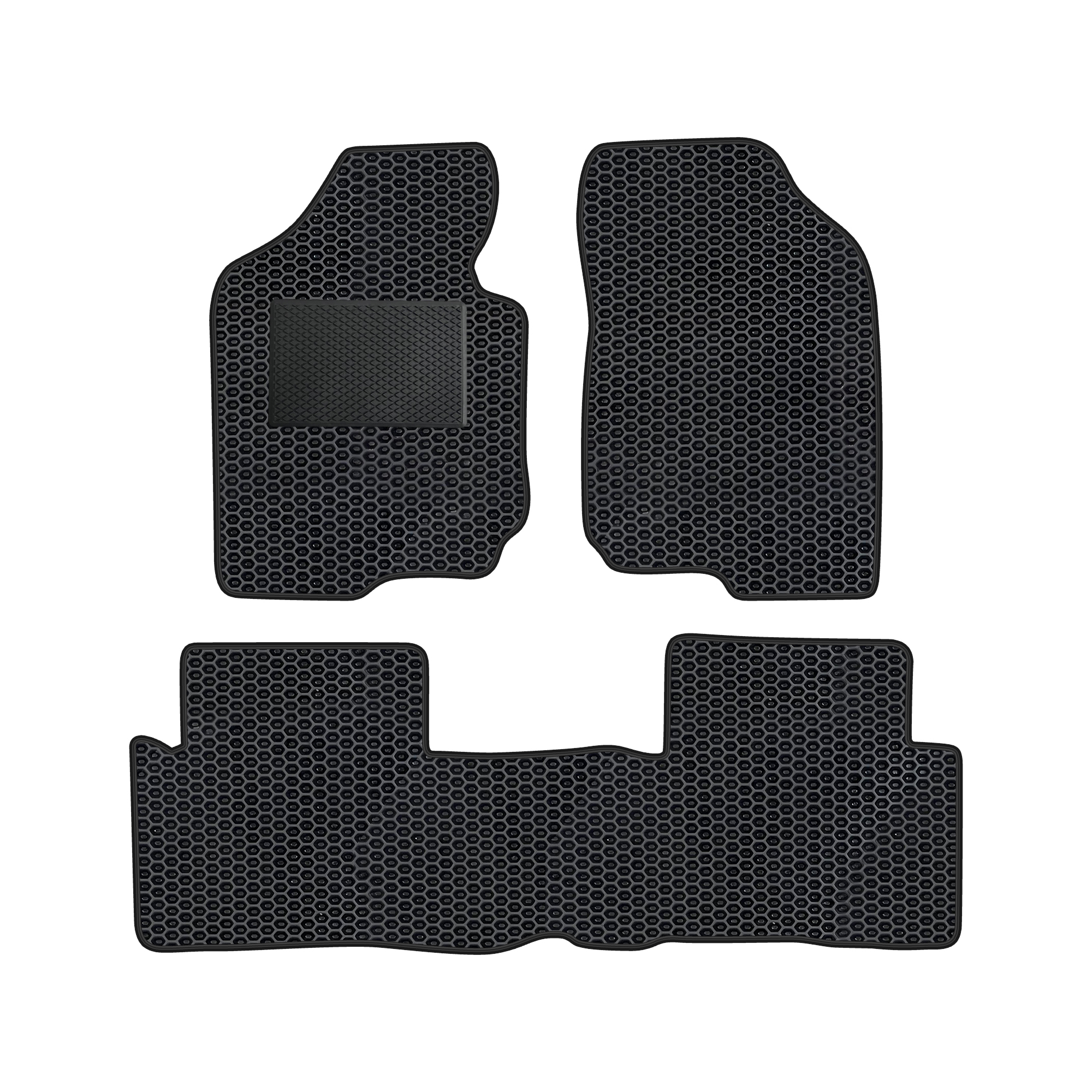 Ki012evapod - Komplettes Set Eva-autofußmatten, Passend Für Kia Carens 2006-2012, 5 Sitze (mit Zusätzlicher Verstärkung)