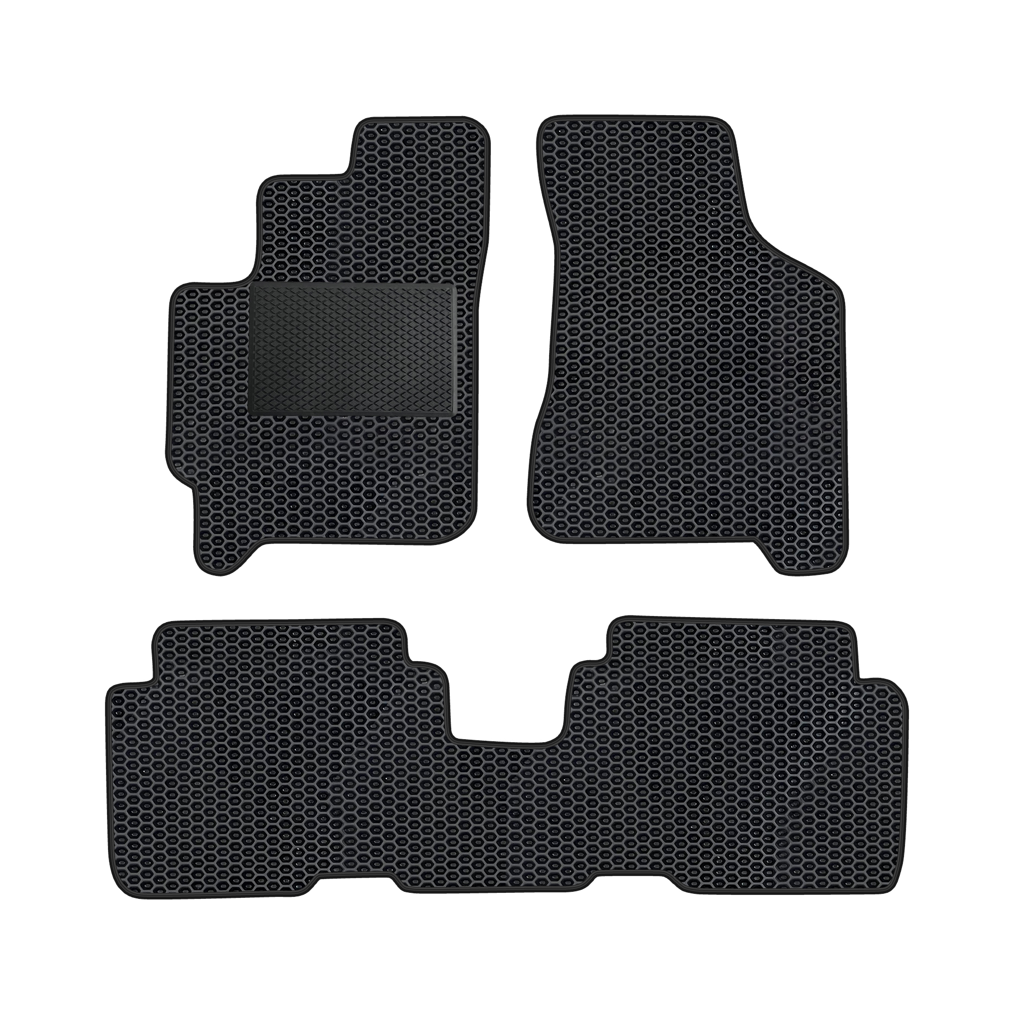 Ki013evapod - Komplettes Set Eva-autofußmatten, Passend Für Kia Carens 2002-2006, 5-sitzer (mit Zusätzlicher Verstärkung)