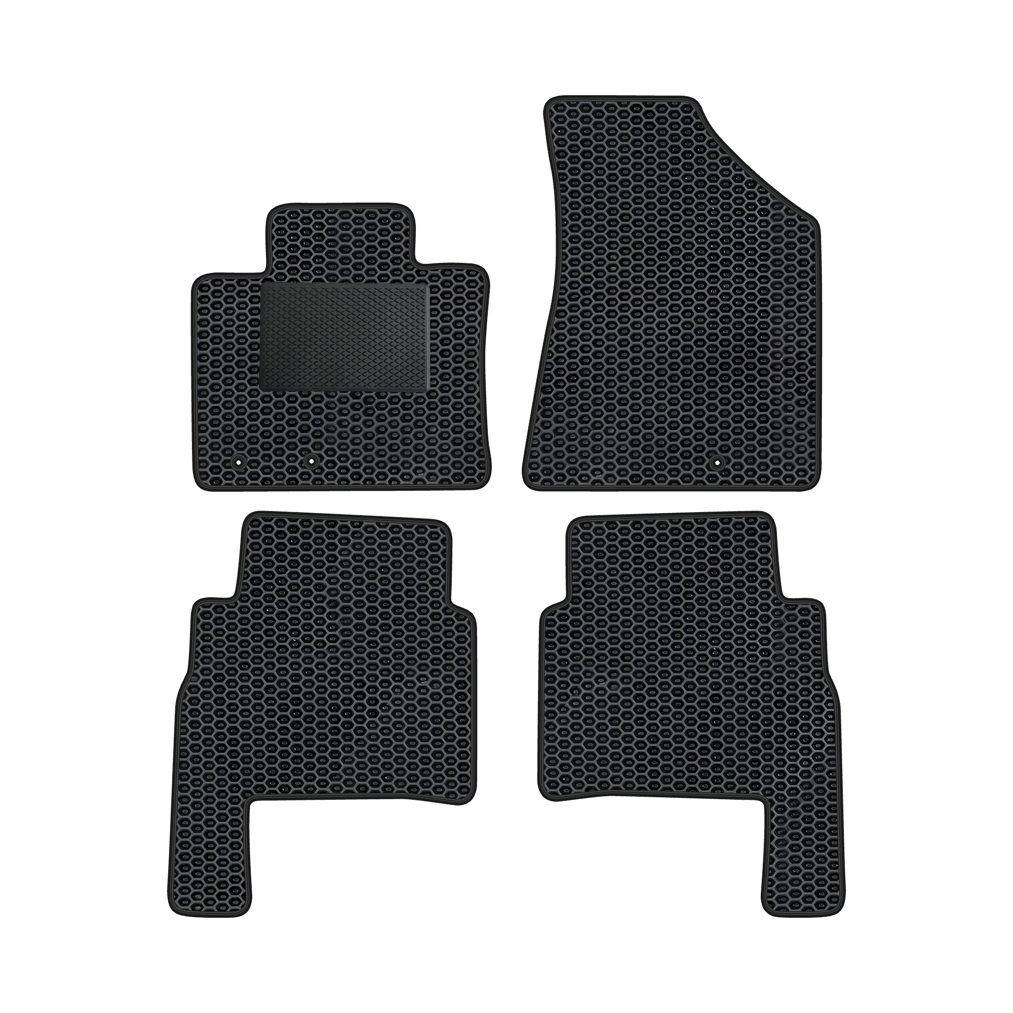 Ki016evapod - Komplettes Set Eva-autofußmatten Passend Für Kia Sorento Ii 2009-2012 (mit Zusätzlicher Verstärkung)