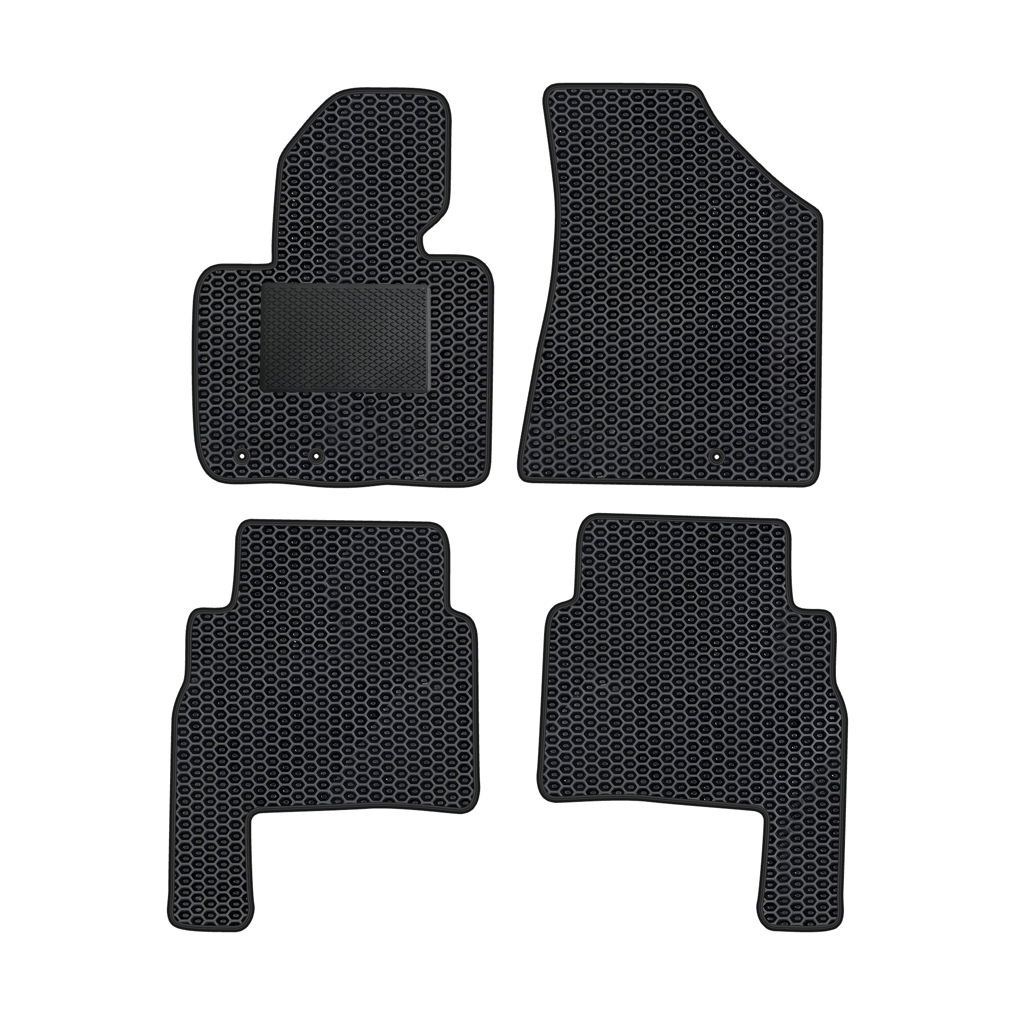 Ki017evapod - Komplettes Set Eva-autofußmatten Passend Für Kia Sorento Ii 2012-2014 (mit Zusätzlicher Verstärkung)