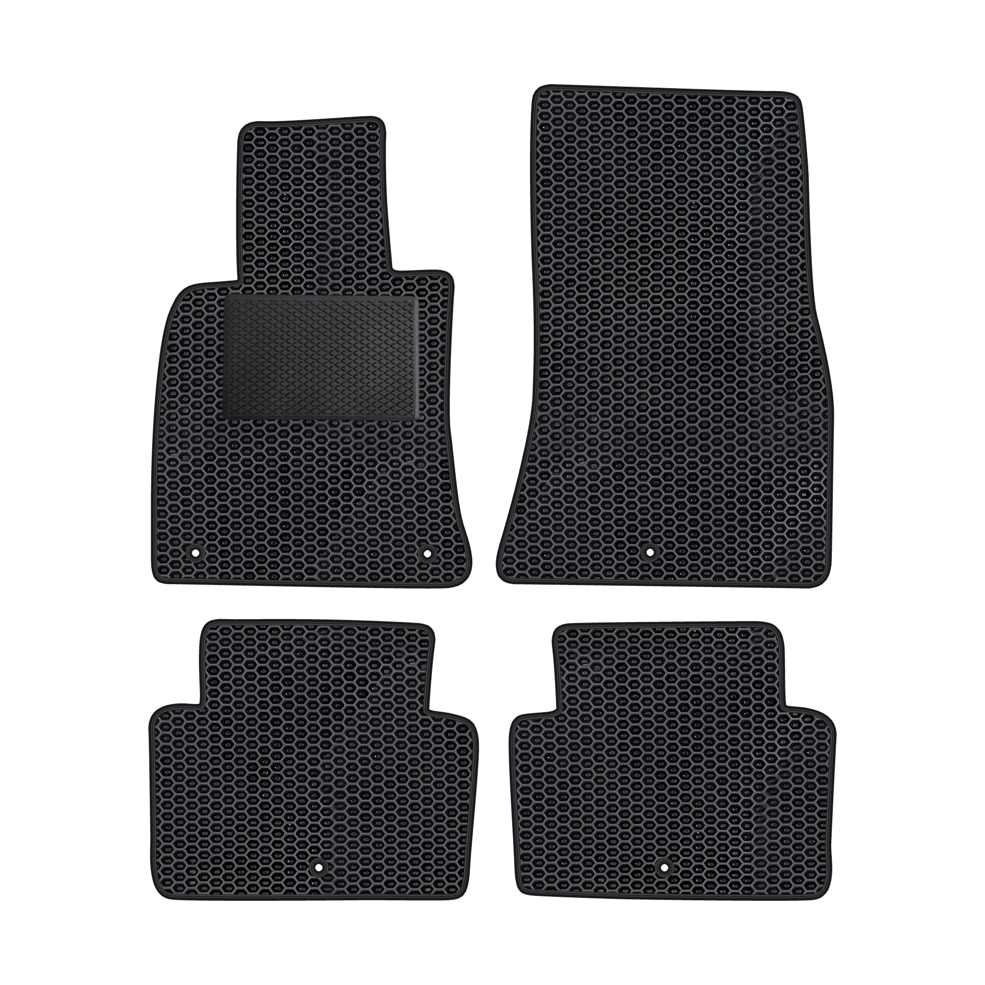 Ki027evapod - Komplettes Set Eva-autofußmatten, Passend Für Kia Stinger Ab 2017 (mit Zusätzlicher Verstärkung)