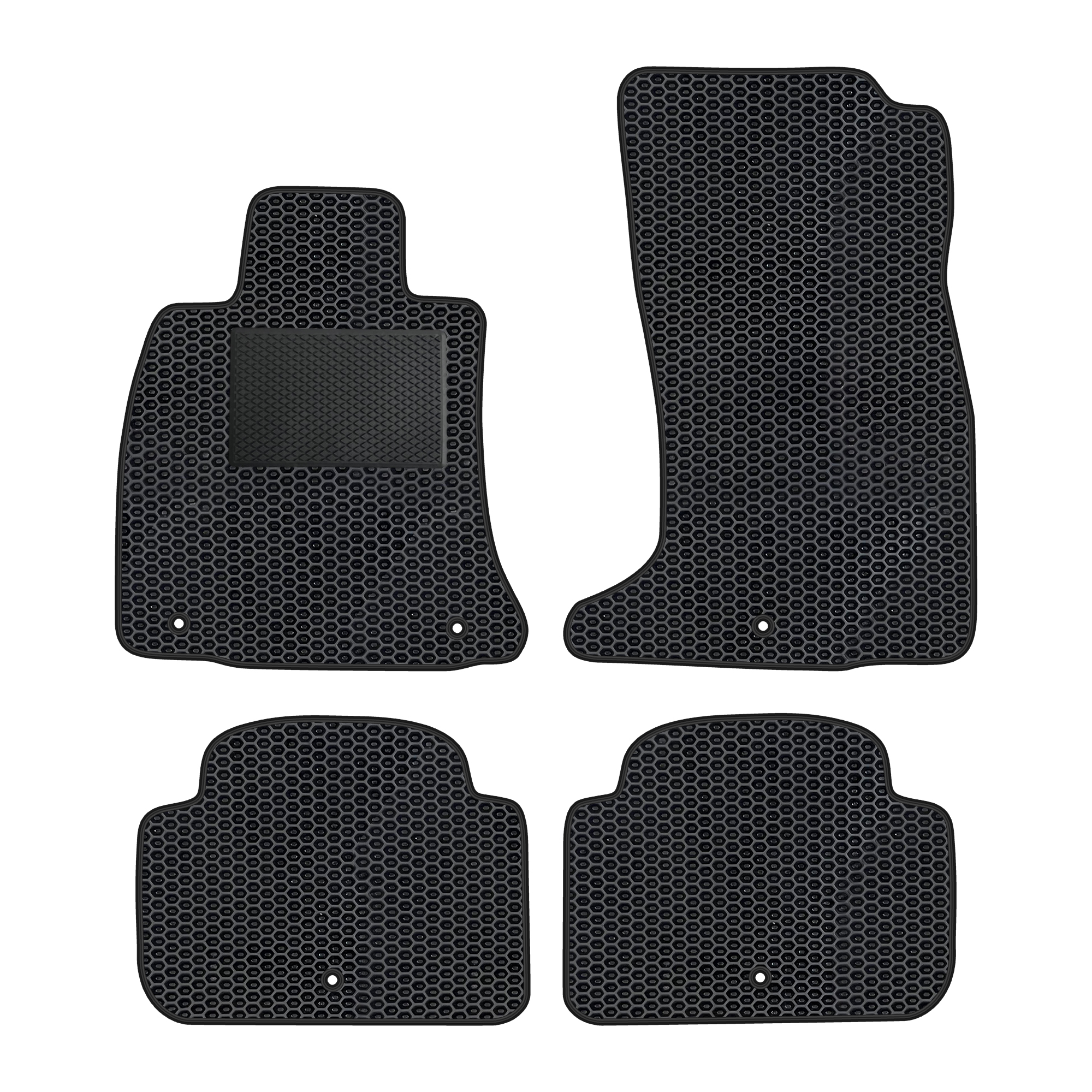 Ki031evapod - Komplettes Set Eva-autofußmatten, Passend Für Kia Stinger 4x4 Ab 2017 (mit Zusätzlicher Verstärkung)