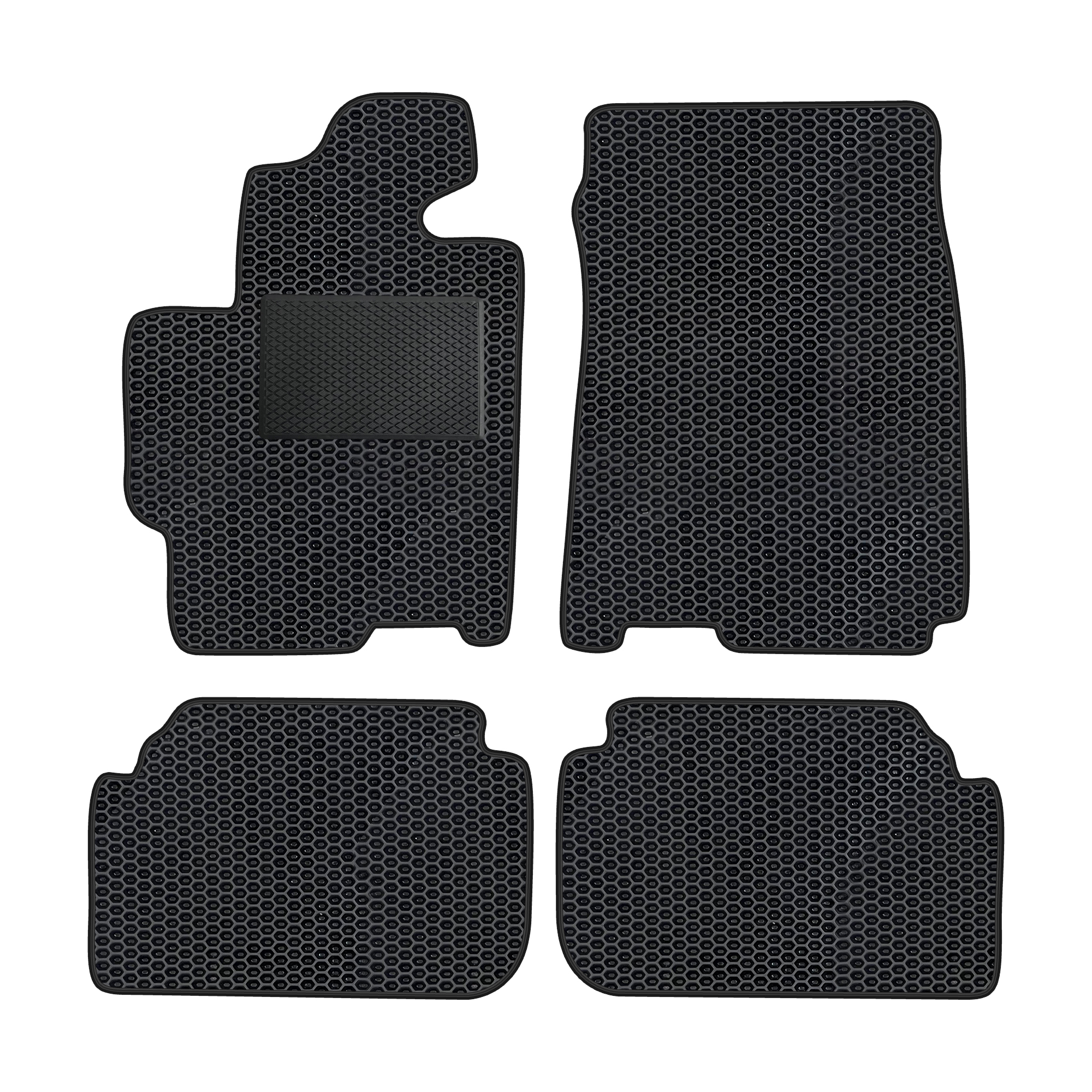 Ma008evapod - Komplettes Set Eva-autofußmatten, Passend Für Mazda Premacy 1999-2005 (mit Zusätzlicher Verstärkung)