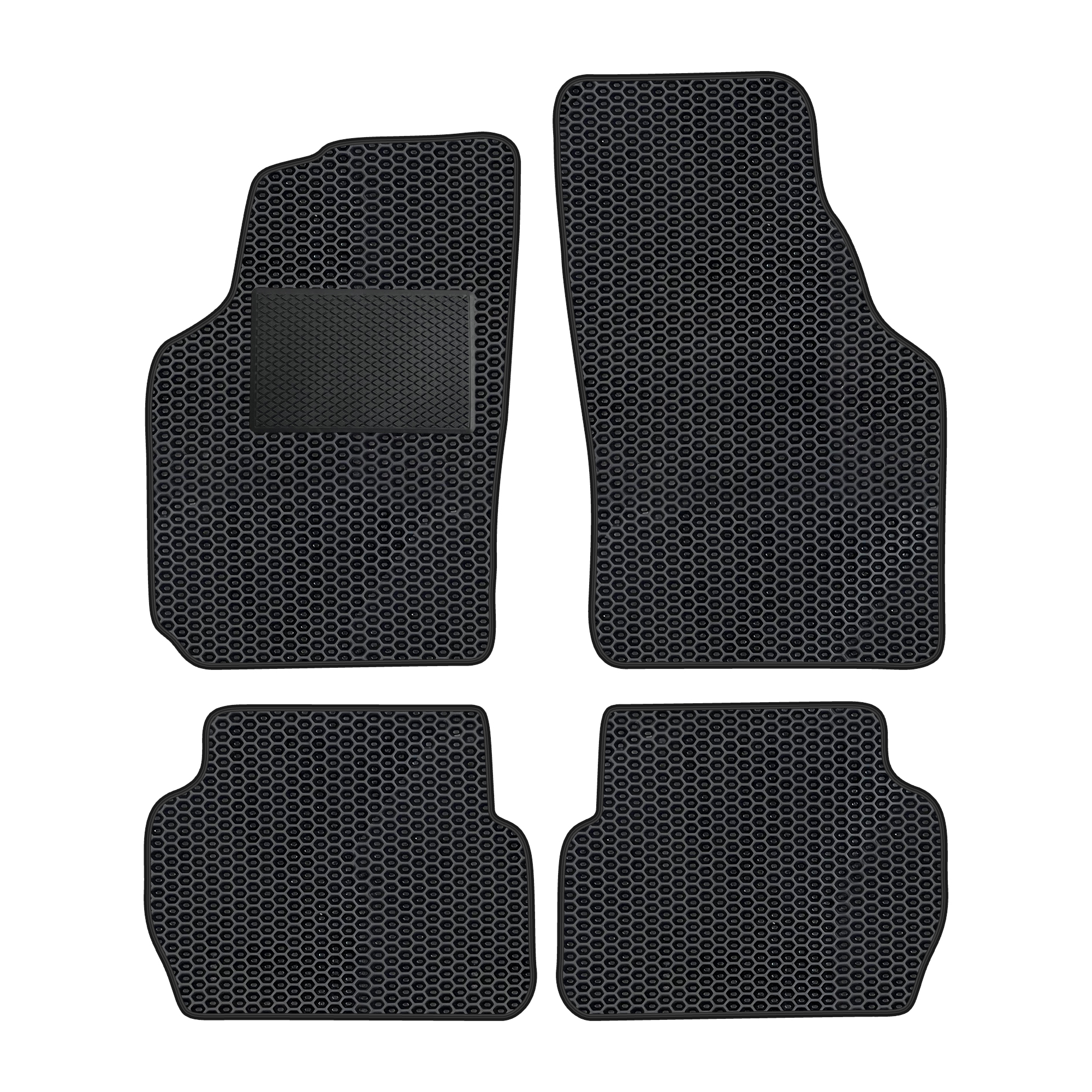 Ma015evapod - Komplettes Set Eva-autofußmatten Passend Für Mazda 121 1990-1998 (mit Zusätzlicher Verstärkung)