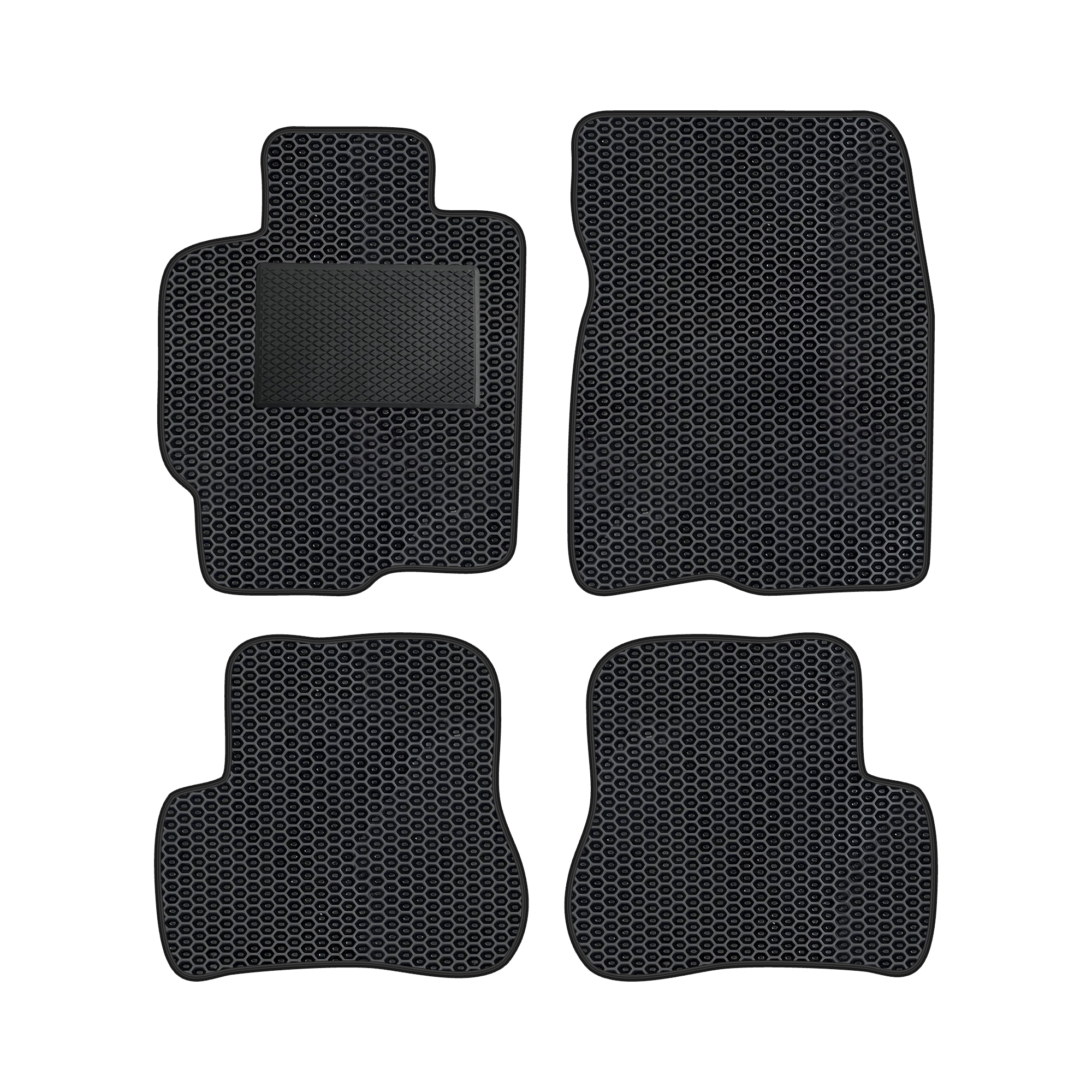 Ma017evapod - Komplettes Set Eva-autofußmatten Passend Für Mazda 323 C 1994-1998 (mit Zusätzlicher Verstärkung)