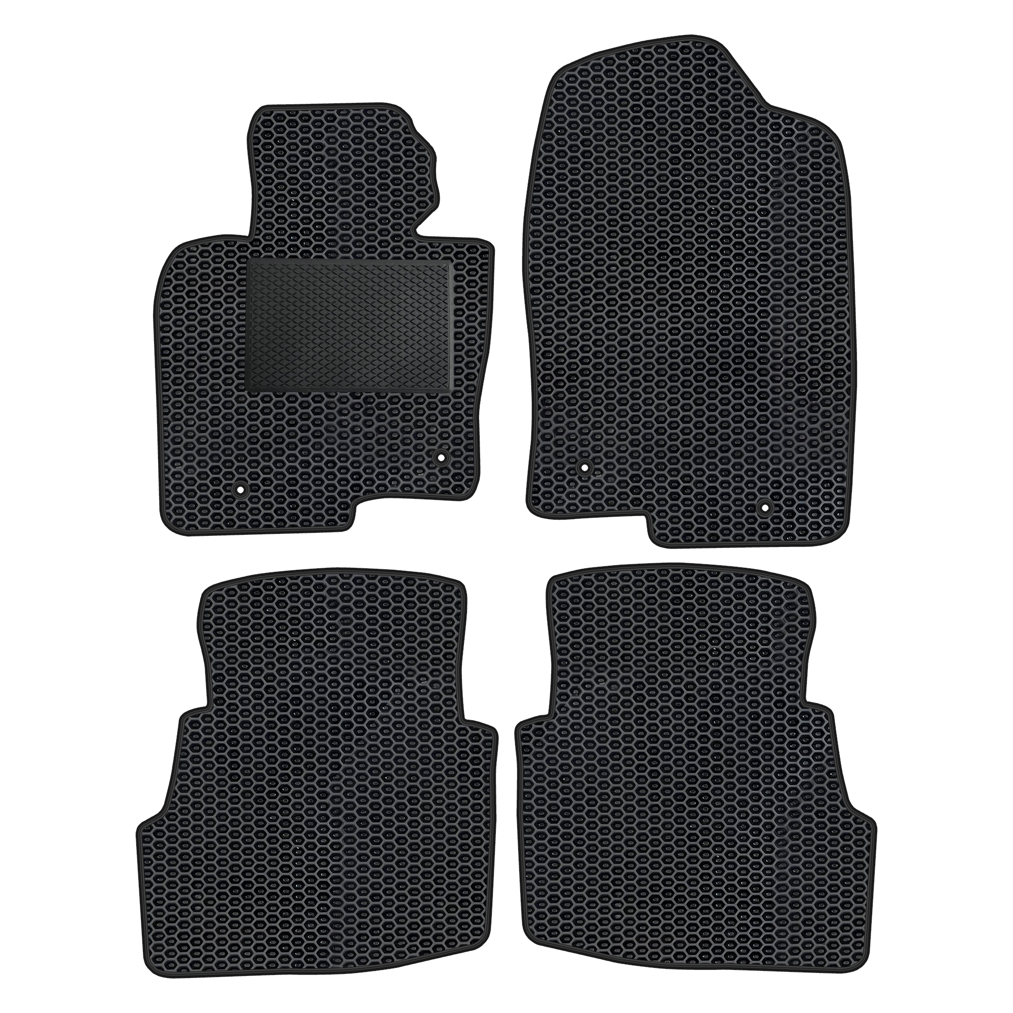 Ma029evapod - Komplettes Set Eva-autofußmatten, Passend Für Mazda Cx-9 Ab 2018 (mit Zusätzlicher Verstärkung)