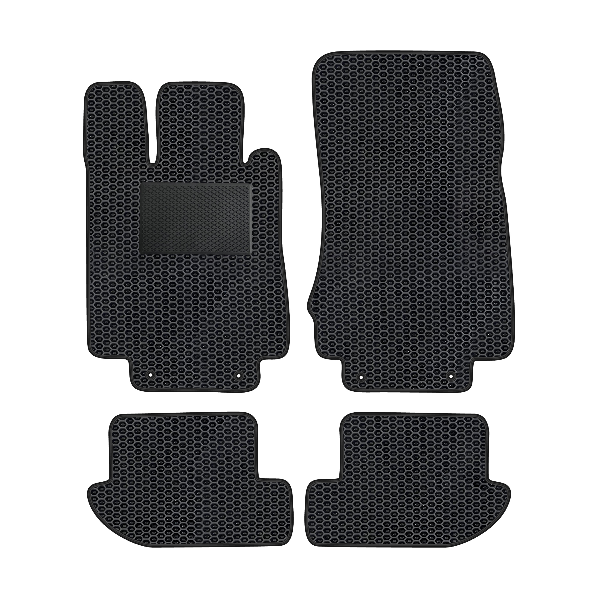 Me006evapod - Komplettes Set Eva-autofußmatten Passend Für Mercedes-benz Cl C215 1999-2006 (mit Zusätzlicher Verstärkung)