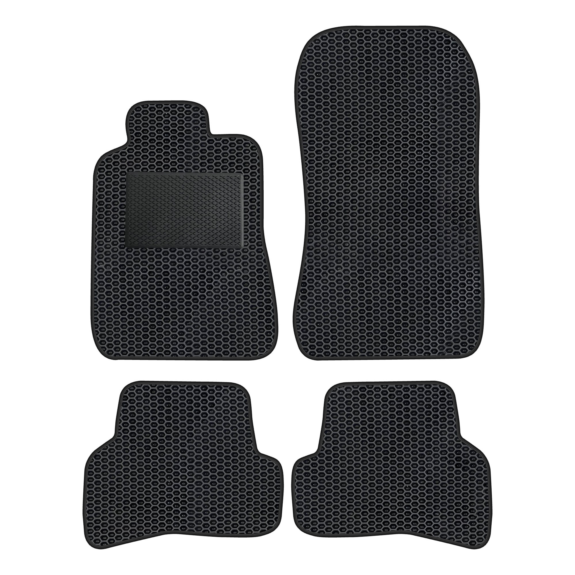Me011evapod - Komplettes Set Eva-autofußmatten Passend Für Mercedes-benz C-klasse W202 1993-2000 (mit Zusätzlicher Verstärkung)